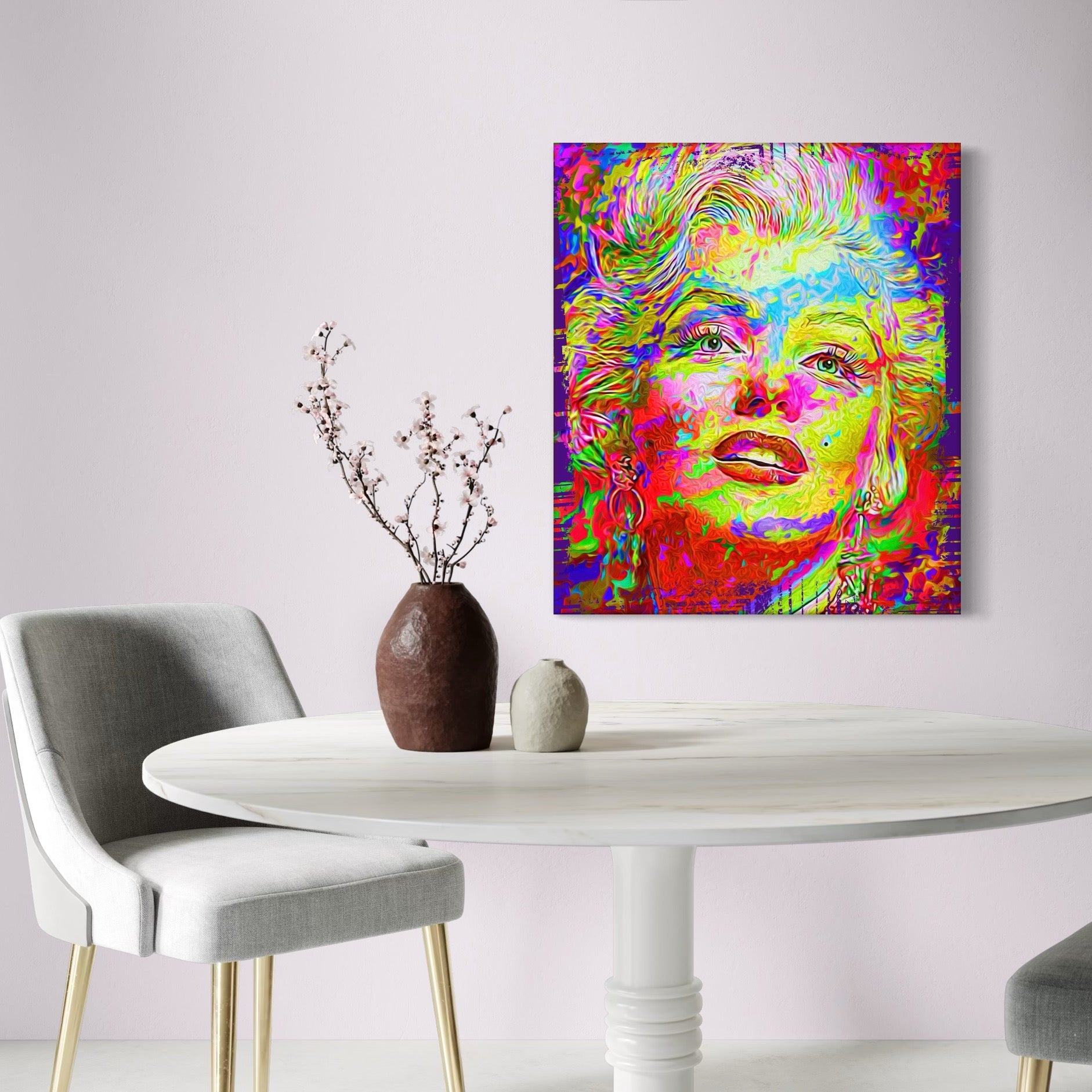 Tablou Canvas Premium LuxCanva® C1071, Beatiful Marilyn Monroe , Diva, Beauty, Marilyn, Living Room, Office, Relaxare, Culori Vibrante
