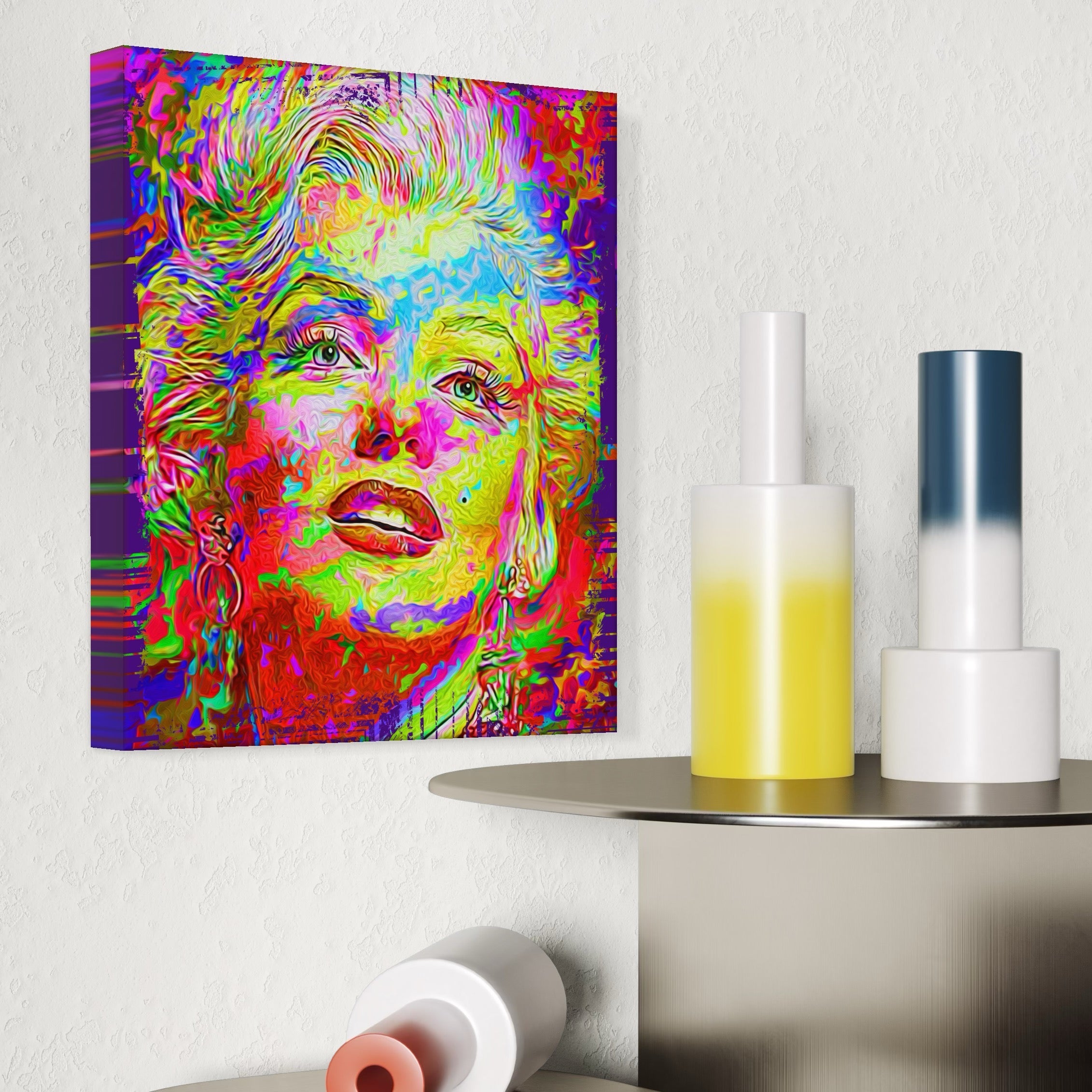 Tablou Canvas Premium LuxCanva® C1071, Beatiful Marilyn Monroe , Diva, Beauty, Marilyn, Living Room, Office, Relaxare, Culori Vibrante