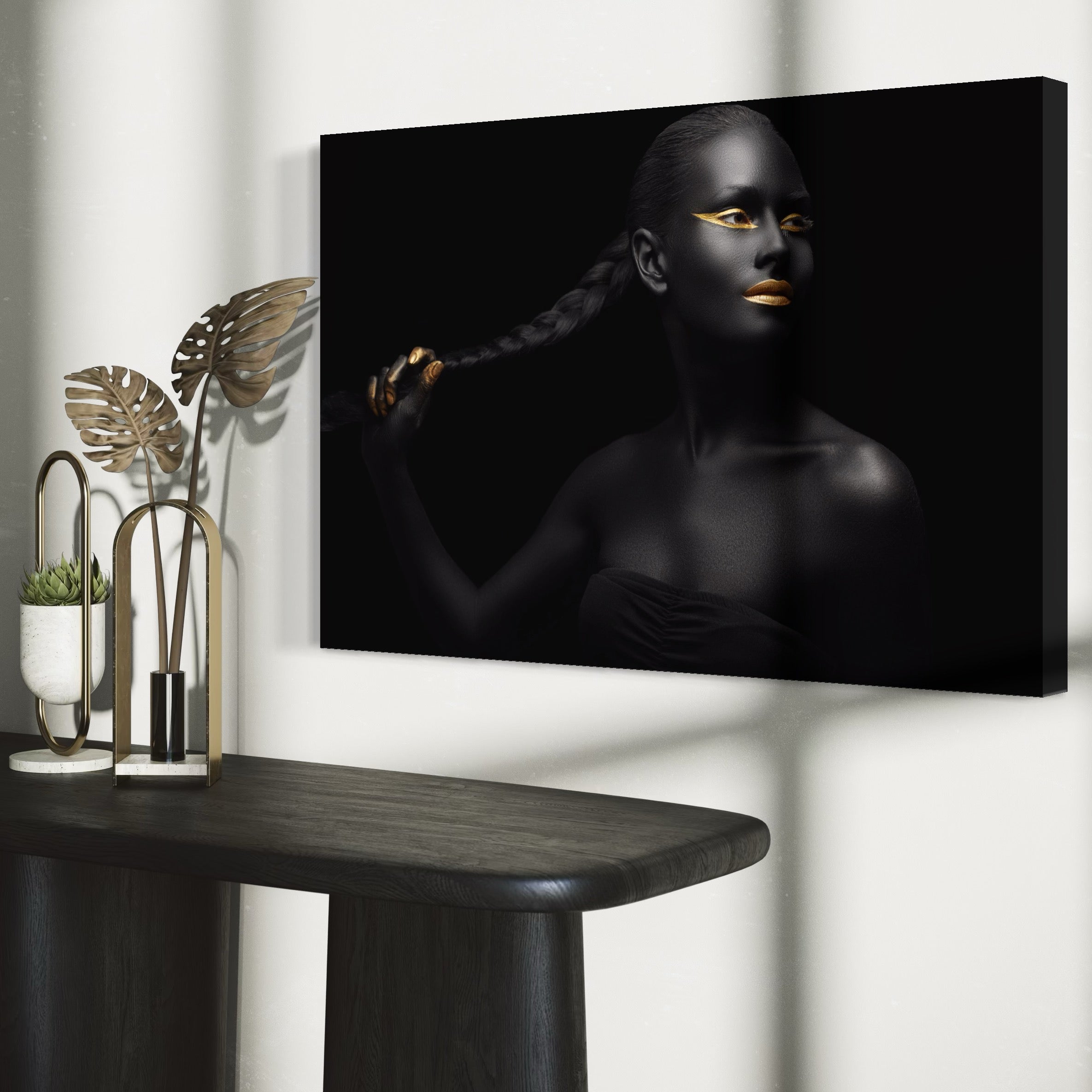 Tablou Canvas Premium LuxCanva® C1084, Frumusetea Femeii , Inspirational, Frumusete, Fata, Living Room, Bedroom, Relaxare, Culori Vibrante