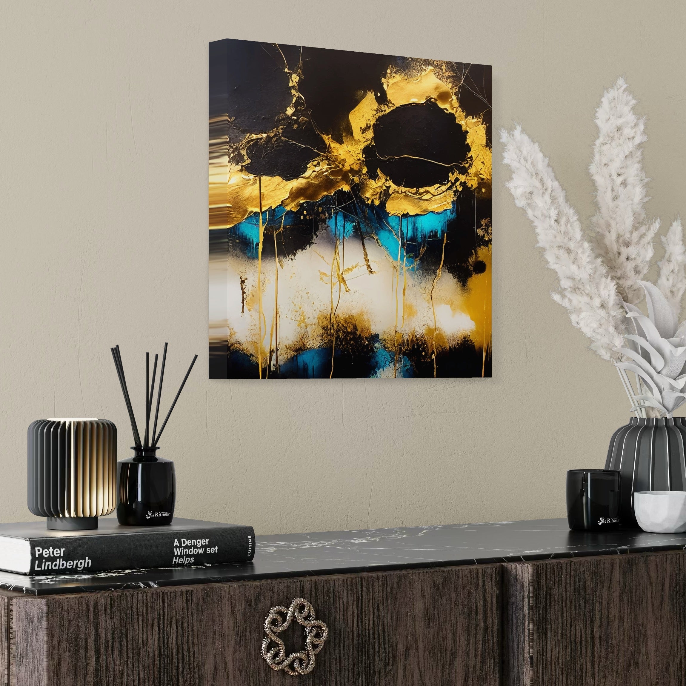 Tablou Canvas Premium LuxCanva® C1097, Abstract Marble ,  Marble, Abstract, Living Room, Bedroom, Relaxare, Culori Vibrante