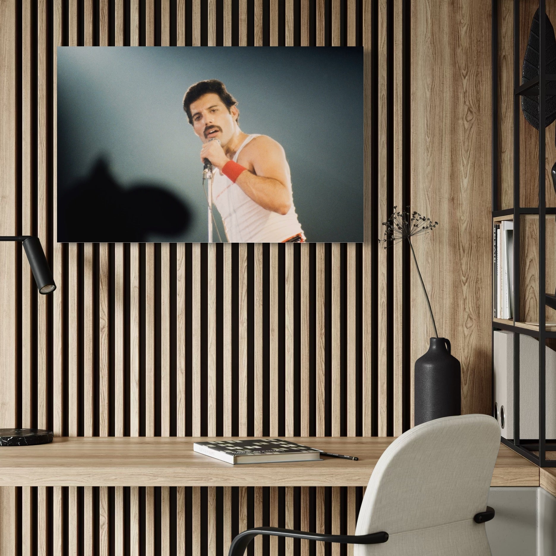 Tablou Canvas Premium LuxCanva® C1102, The King Freddie ,  Culori, Fluture, Living Room, Bar, Relaxare, Culori Vibrante