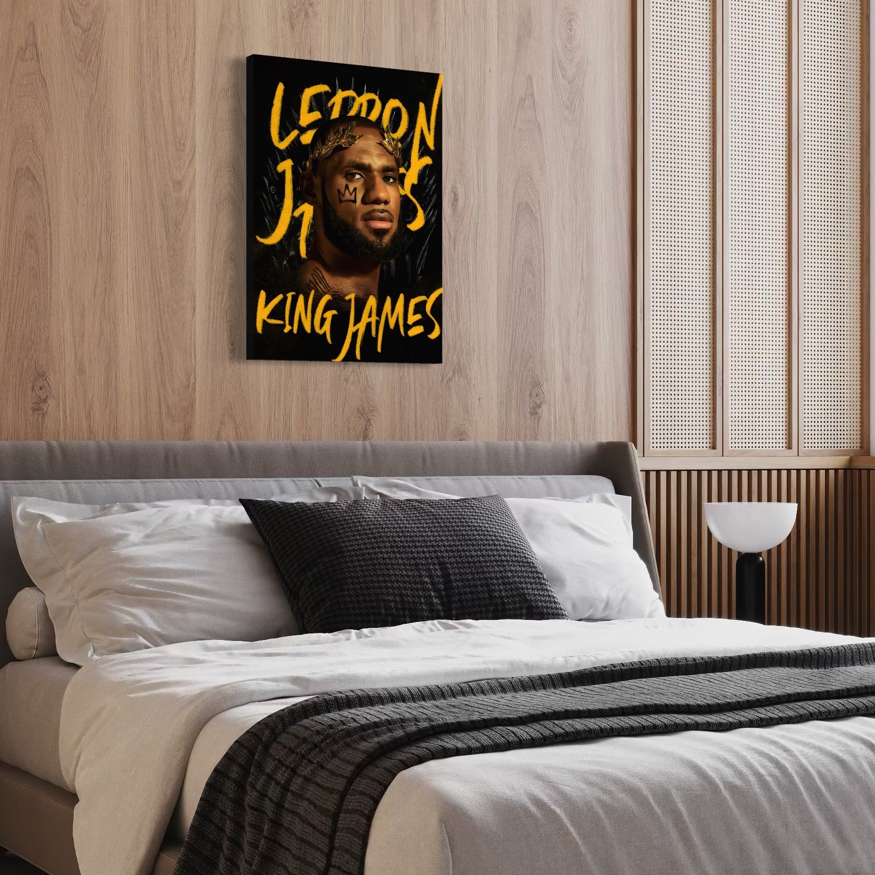 Tablou Canvas Premium LuxCanva® C1108, Lebron James , Culori, Basketball, Lebron, Game Room, Bar, Relaxare, Culori Vibrante