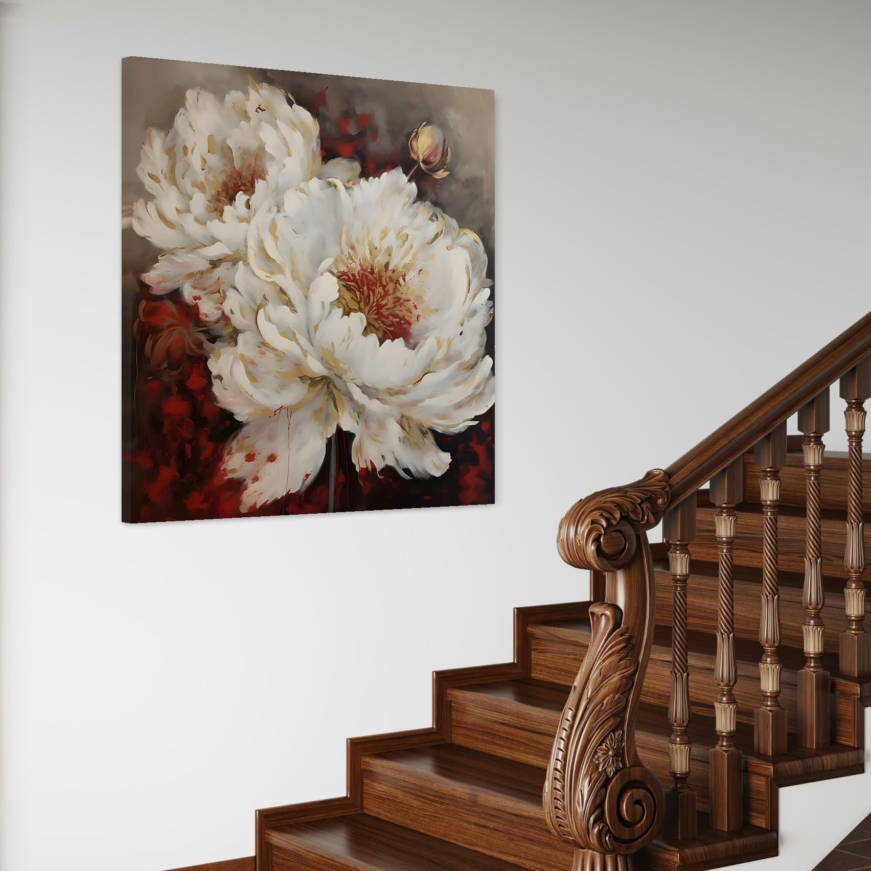 Tablou Canvas Premium LuxCanva® C1147, Frumusetea Florilor , Culori, Plante, Natura, Orhidee, Living Room, Relaxare, Culori Vibrante