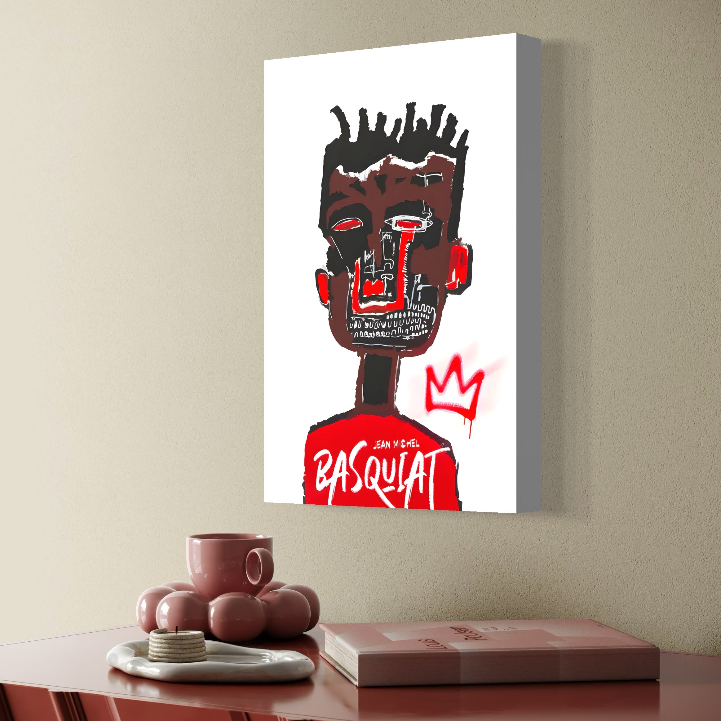 Tablou Canvas Premium LuxCanva® C1165, Abstract Paint By Baquiat , Culori, Different, Human, Bar, Relaxare, Culori Vibrante