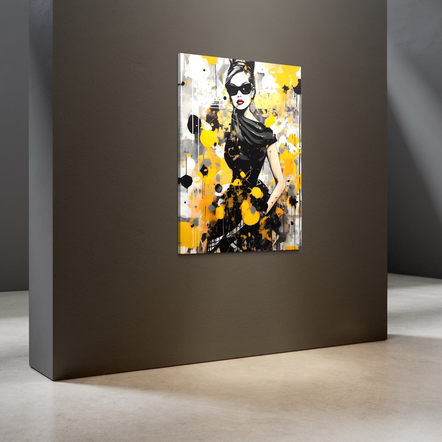 Tablou Canvas Premium LuxCanva® C1167, Queen Of Fashion , Culori, Lady, Style, Dress, Bar, Relaxare, Culori Vibrante