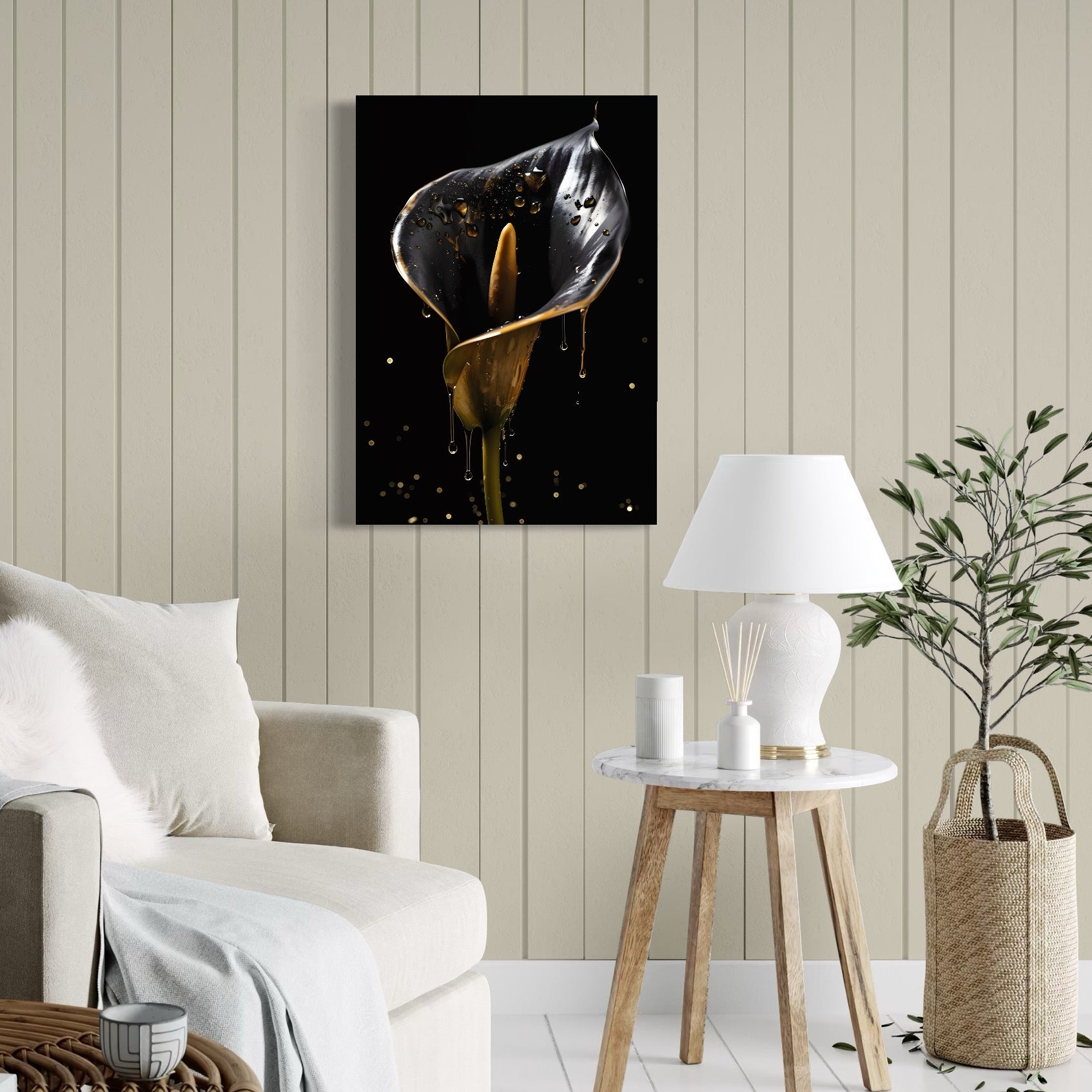 Tablou Canvas Premium LuxCanva® C1774, Floare De Crin , Arta, Floare, Natura, Living Room, Culori Vibrante