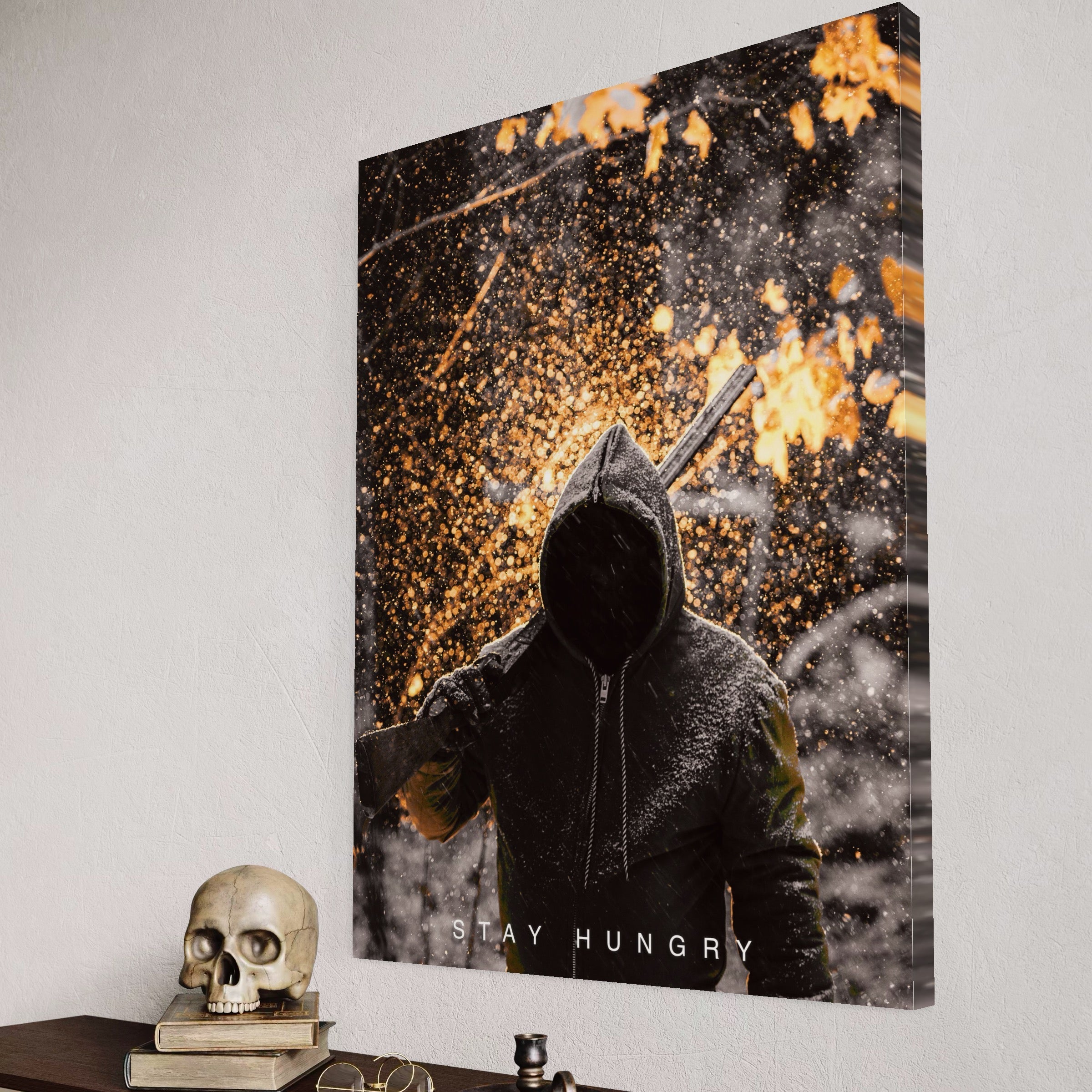 Tablou Canvas Premium LuxCanva® A1051, Stay Hungry , Strong Minded, Succes, Pozitiv, Motivational, Culori Vibrante