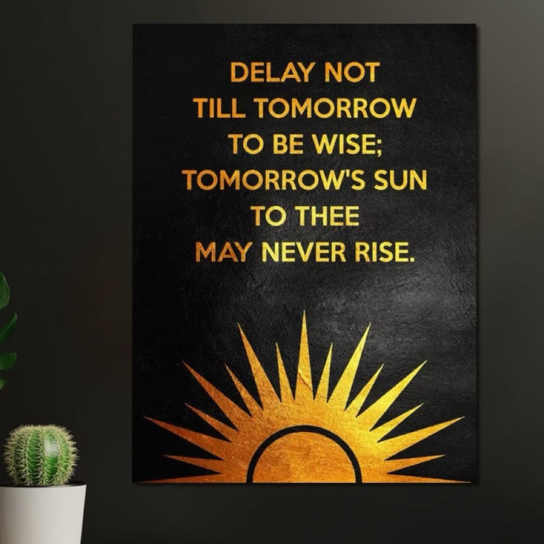 Tablou Canvas Premium LuxCanva® F1008, Lumina Deciziilor de Azi , Constientizare, Viata, Decizii, Reflectie, Oportunitate, Living, Birou, Culori vibrante