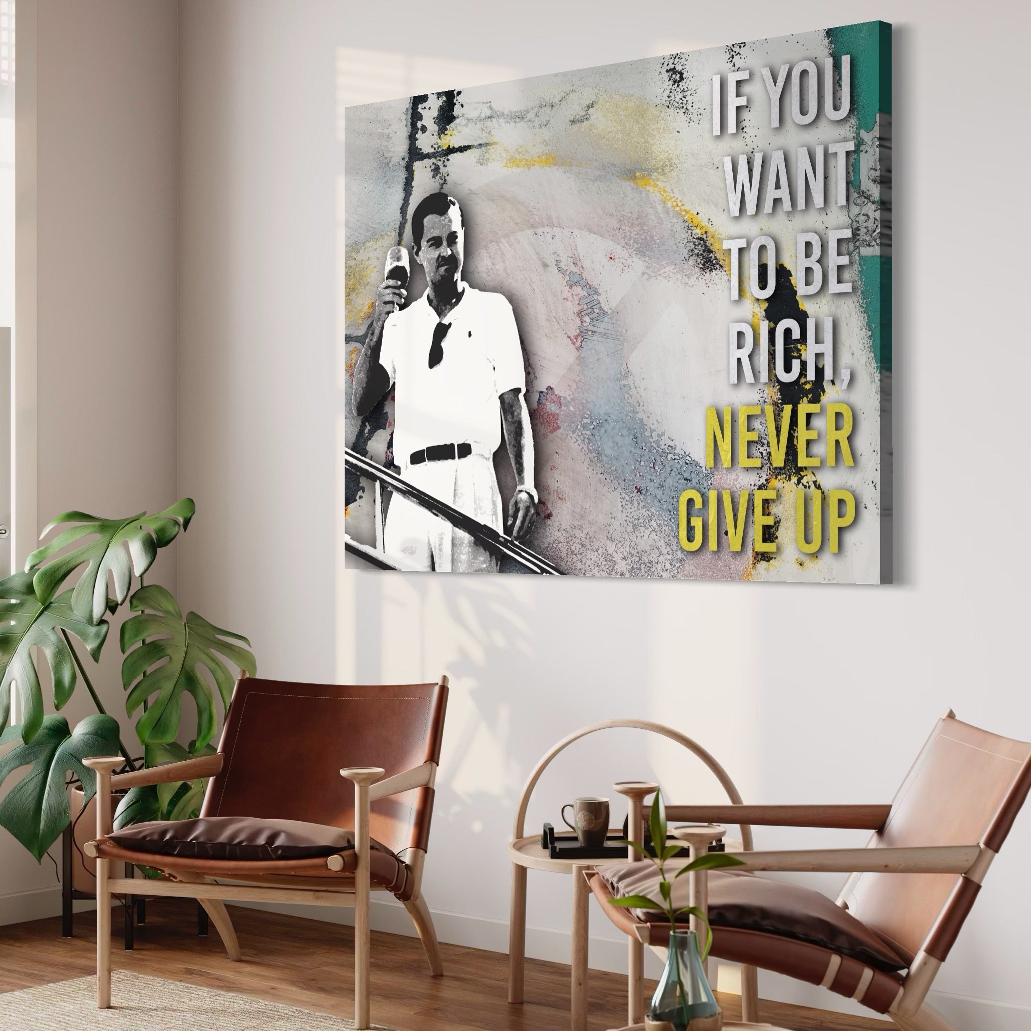 Tablou Canvas Premium LuxCanva® A1045, Leonardo DiCaprio , Actor, Oscar, Film, Culori Vibrante