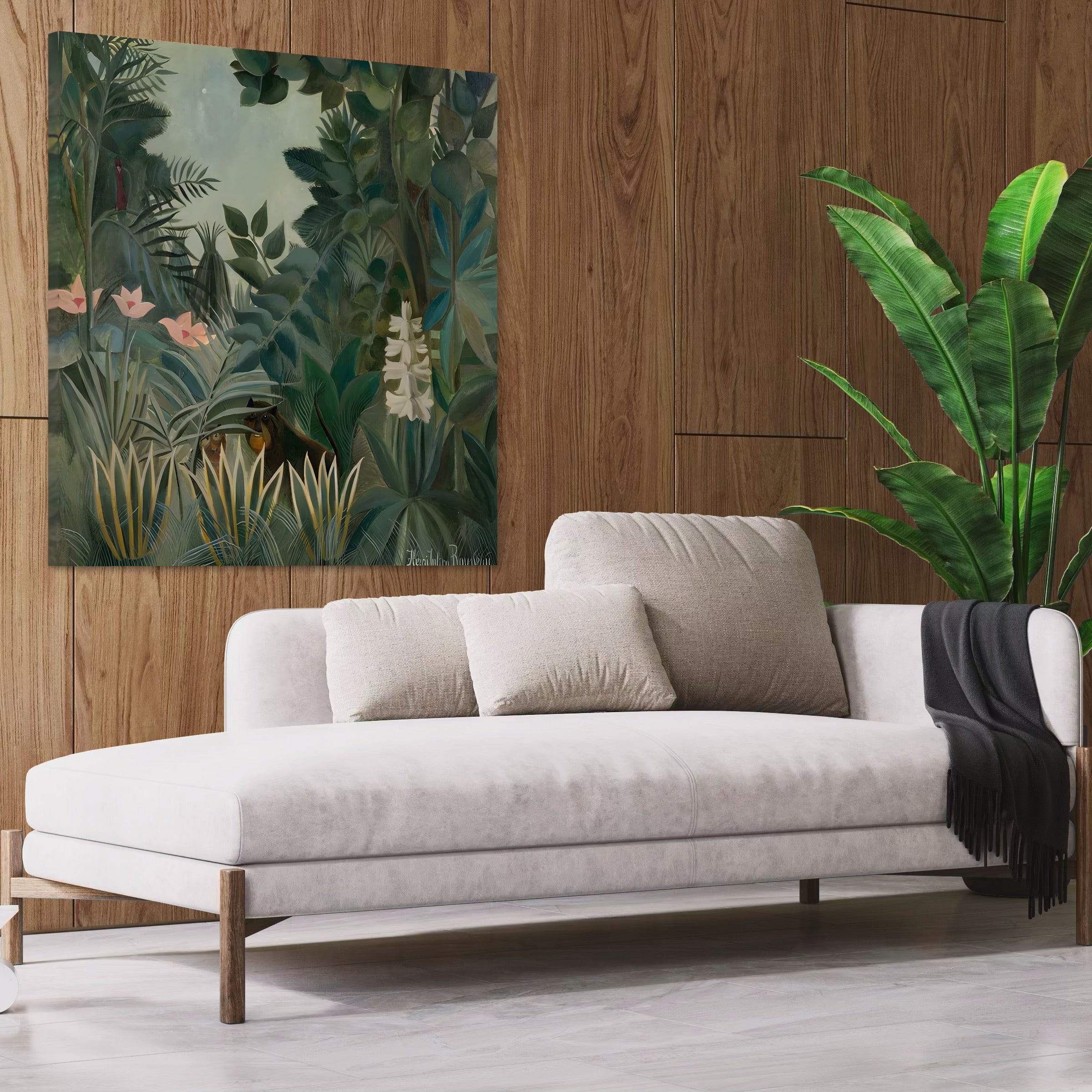 Tablou Canvas Premium LuxCanva® A1398, Primavara In Padure , Room, Animale, Zambila, Lalele, Natura, Living, Culori Vibrante