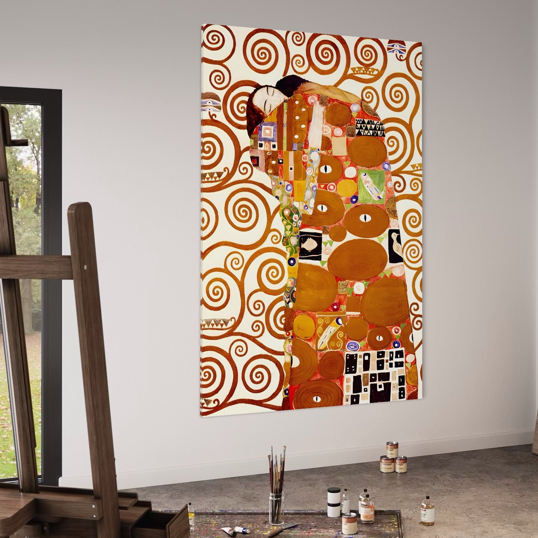 Tablou Canvas Premium LuxCanva® A1402, In Lumea Povestilor ,  Room, Vise, Fata, Visatoare, Dormitor, Culori Vibrante