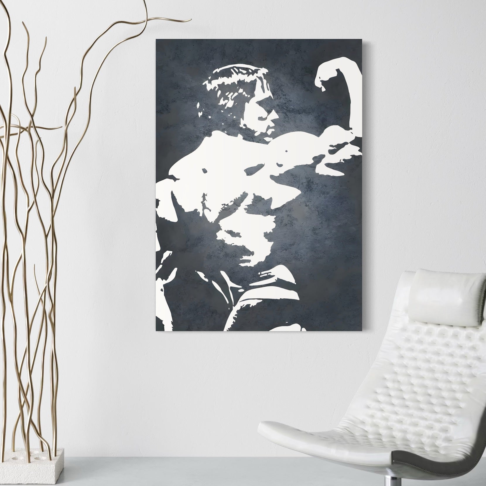 Tablou Canvas Premium, LuxCanva® C1255, Arnold The Olympian, Relaxare, Game Room, Culori Vibrante