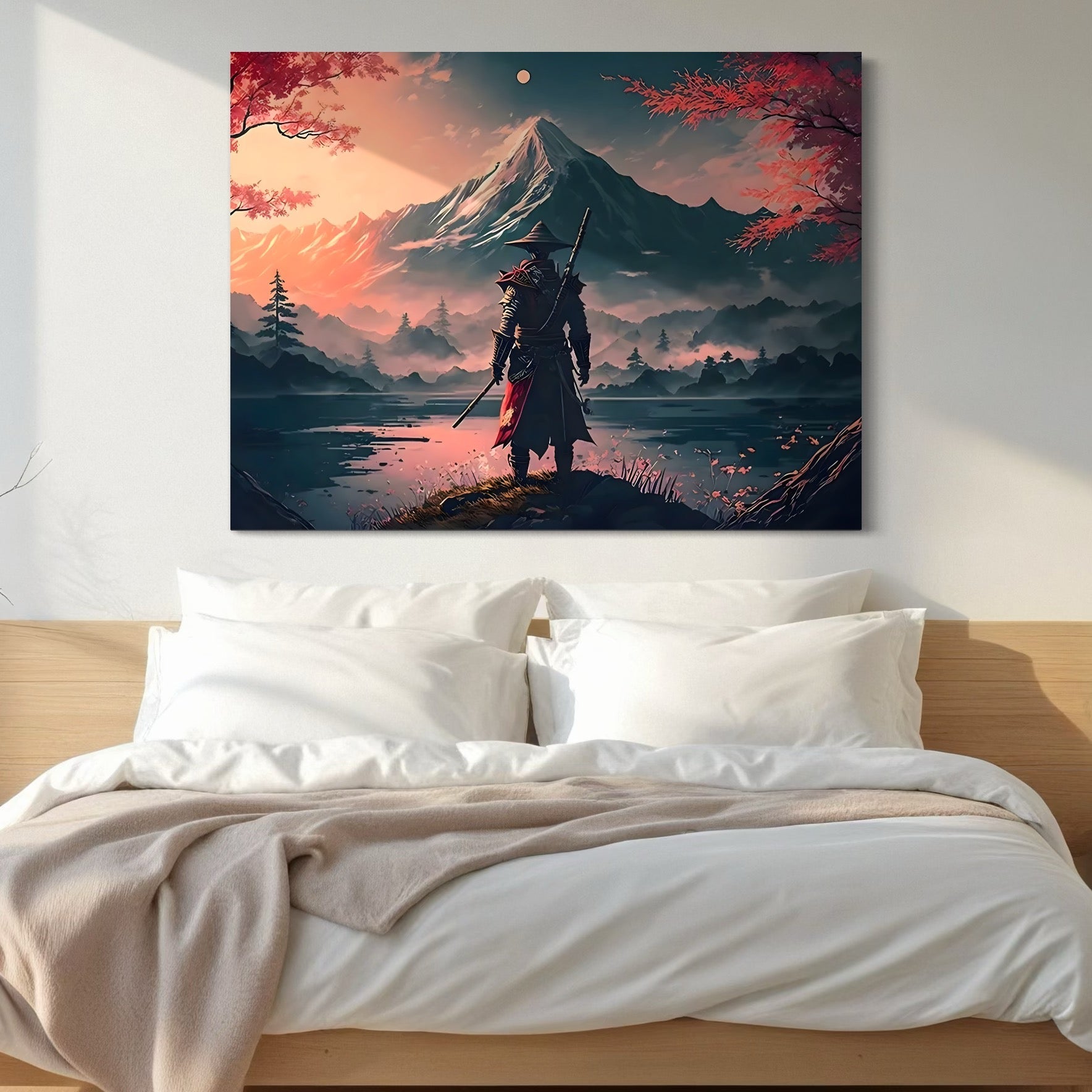 Tablou Canvas Premium, LuxCanva® C1261, The Way Of The Samurai, Relaxare, Living Room, Japonia, Culori Vibrante