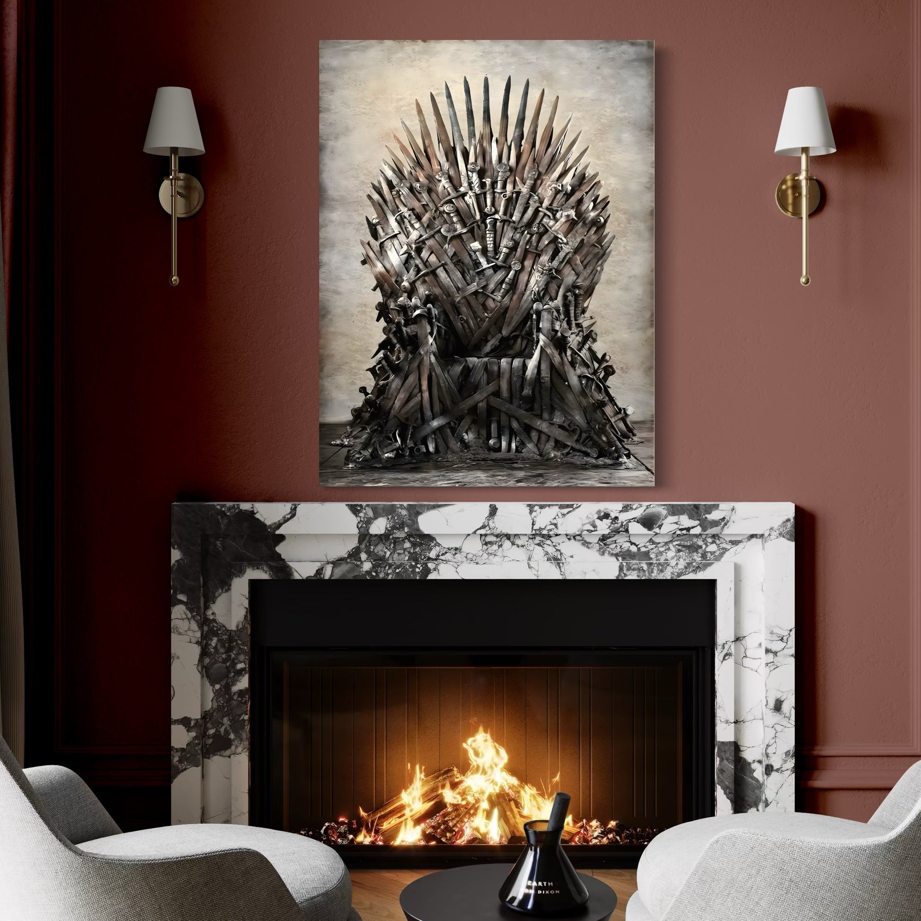 Tablou Canvas Premium, LuxCanva® C1263, The Throne, Relaxare, Game Of Thrones, Living Room, Culori Vibrante