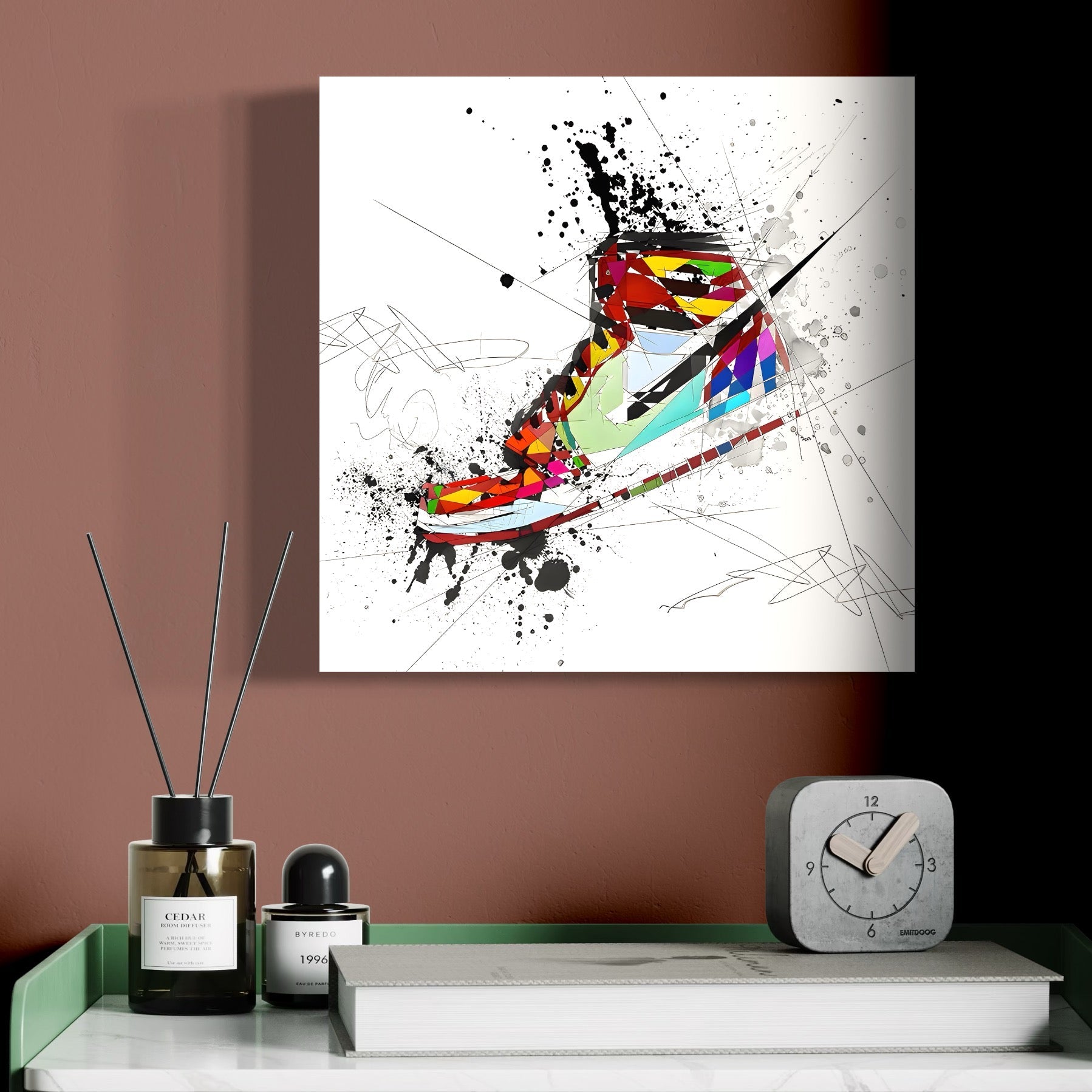 Tablou Canvas Premium, LuxCanva® B1050, Air Jordan, Camera copii, Baschet, Sport, Nike, Dormitor, Culori Vibrante