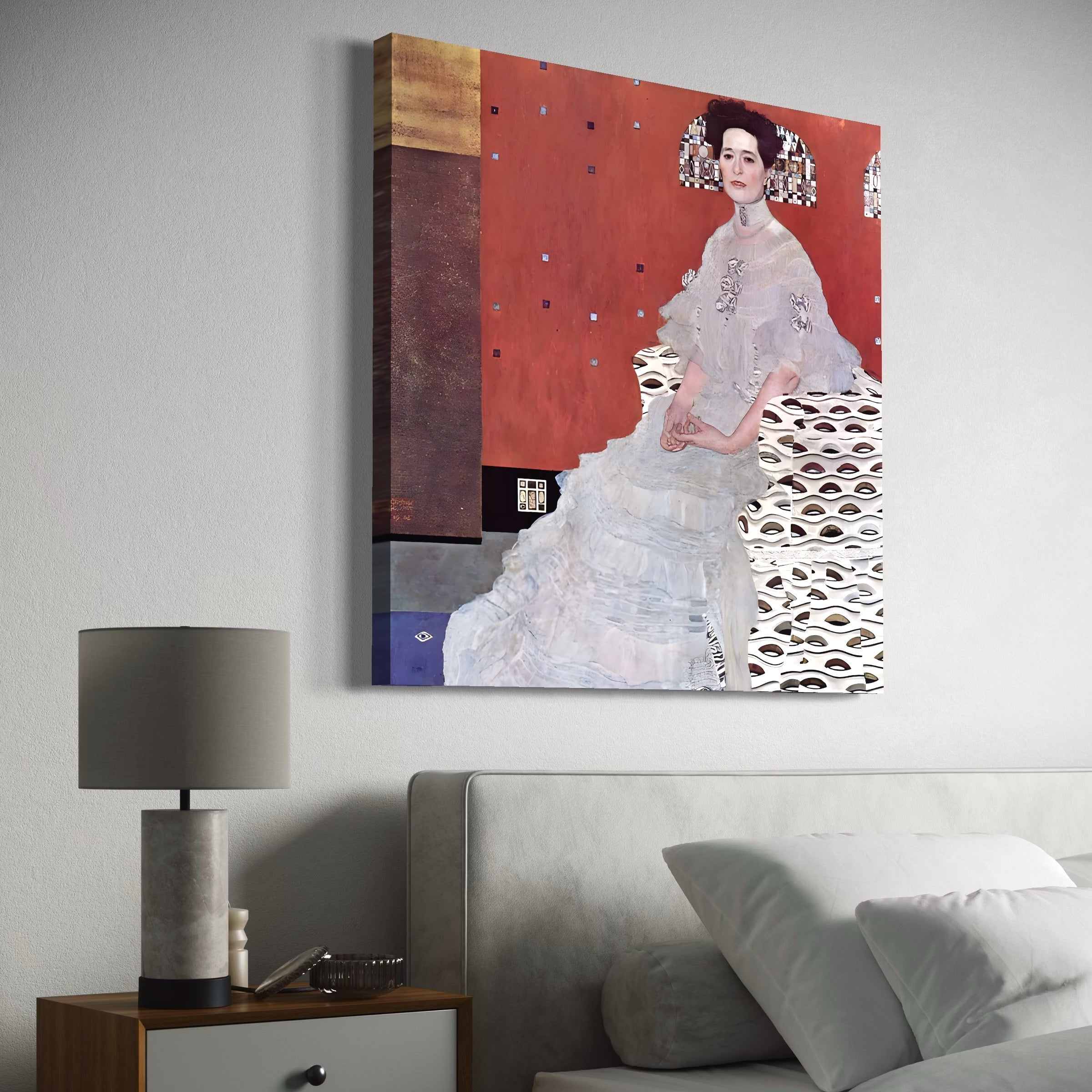 Tablou Canvas Premium LuxCanva® A1510, Fritza Riedler , Klimt, Artist, Opera, Pictura, Room, Culori Vibrante