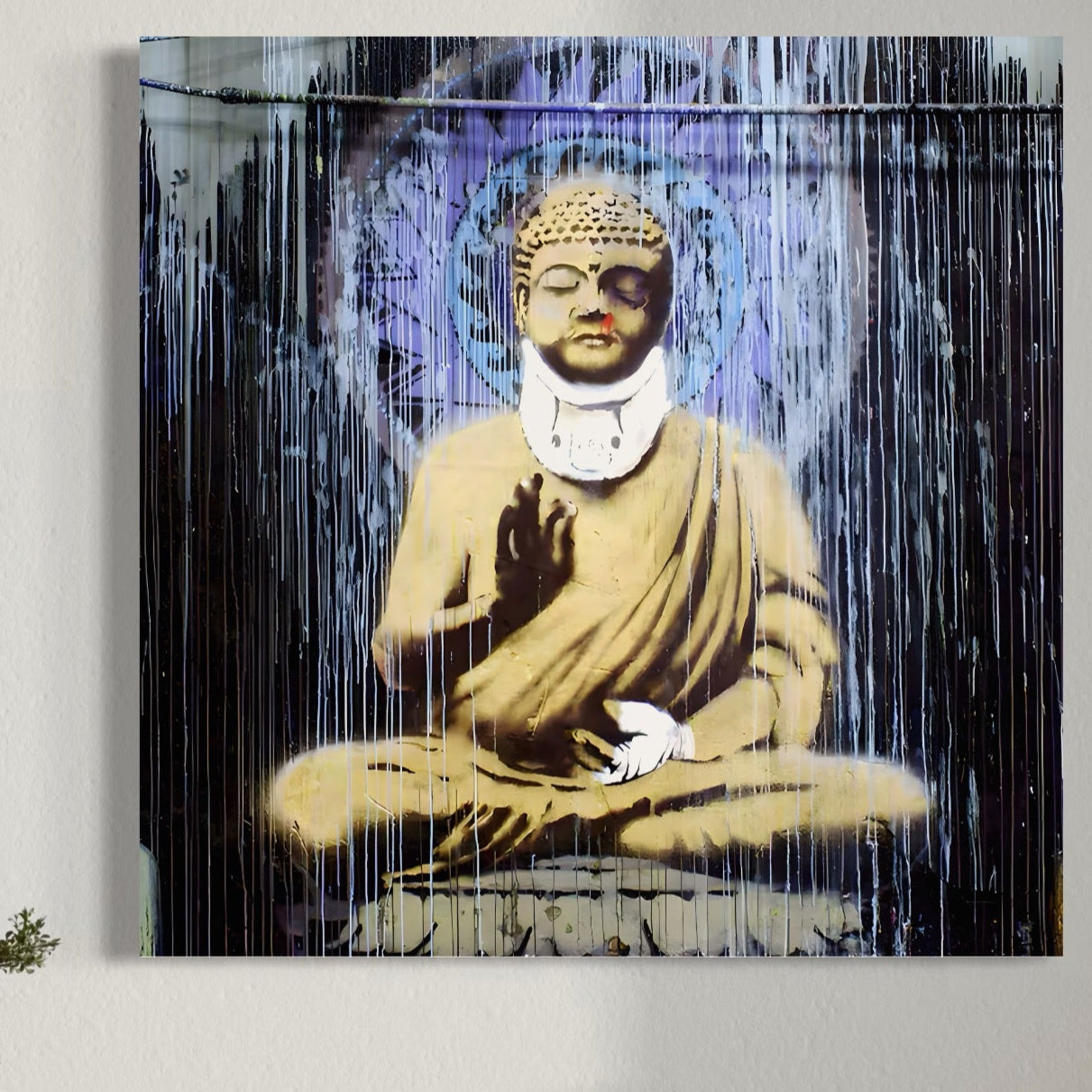 Tablou Canvas Premium LuxCanva® A1519, Zen ,  Room, Statuie, Amuleta, Zeu, Decorativ, Living, Culori Vibrante