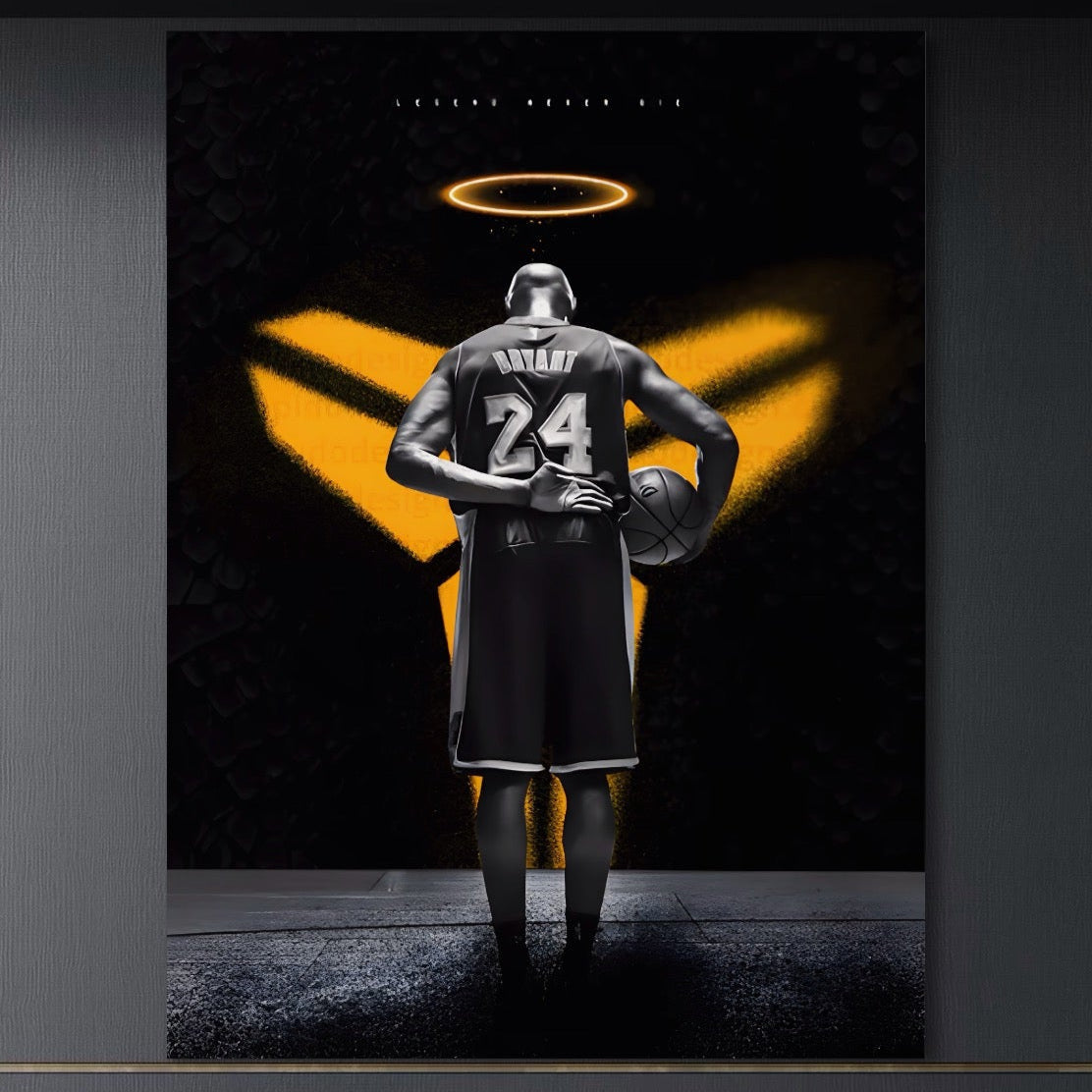 Tablou Canvas Premium LuxCanva® A1527, Kobe Bryant ,  Room, Sportiv, Baschetbalist, Vedeta, Club Sportiv, Culori Vibrante