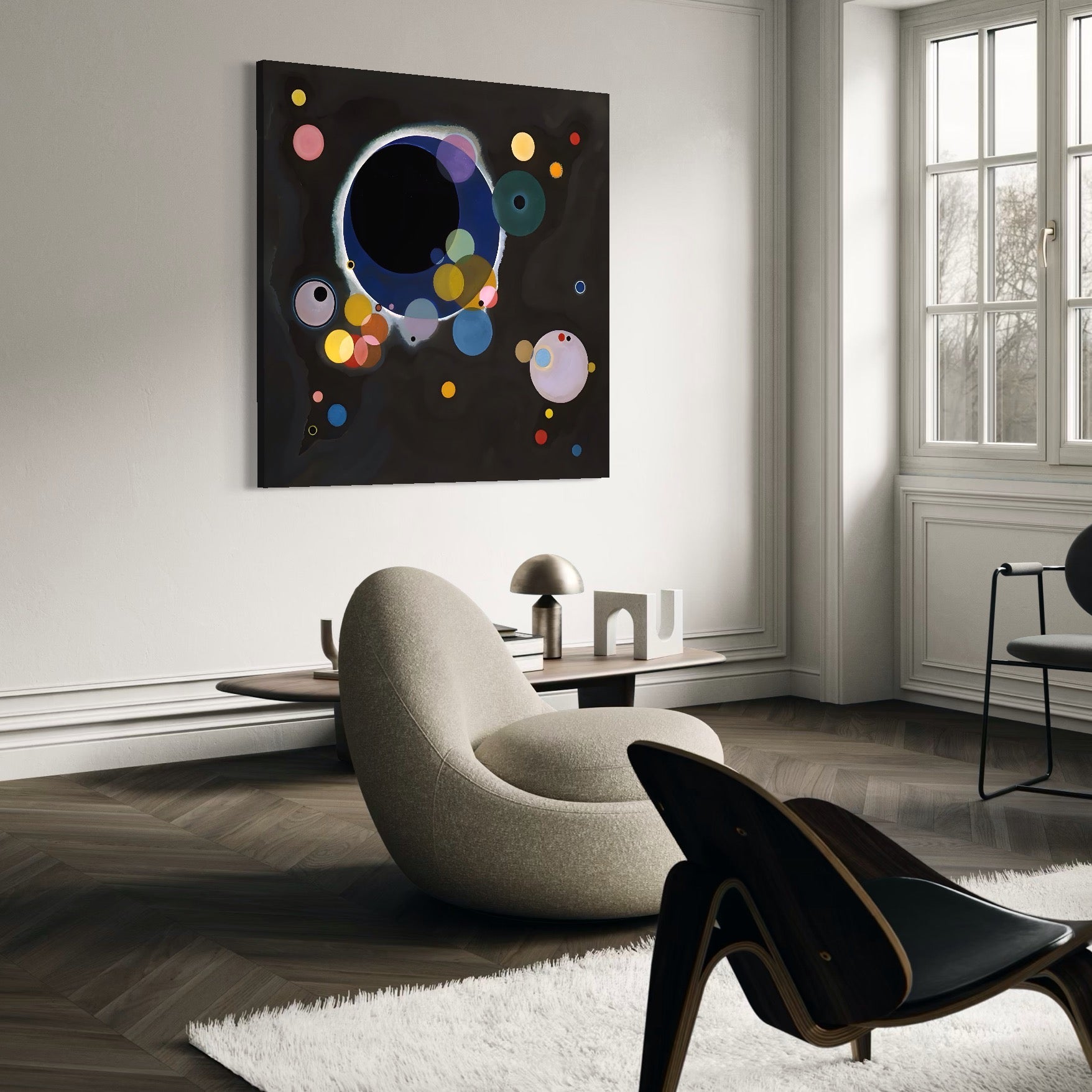 Tablou Canvas Premium LuxCanva® A1591, Inima Cosmosului , Camera Copil, Univers, Abstract, Decorativ, Living, Culori Vibrante