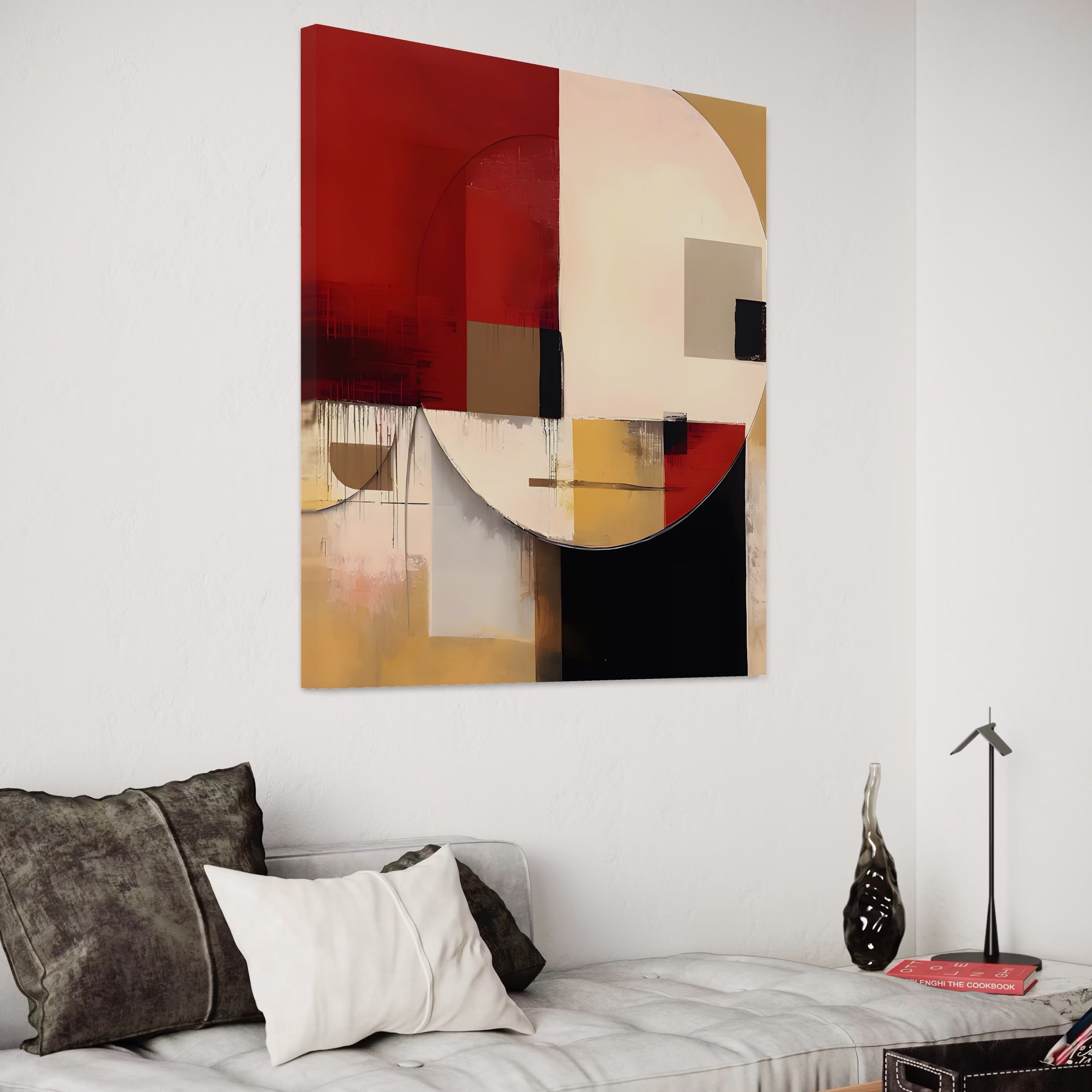 Tablou Canvas Premium LuxCanva® A1601, Stare Abstracta , Room, Decorativ, Sentimente, Interpretare, Contraste, Living, Culori Vibrante