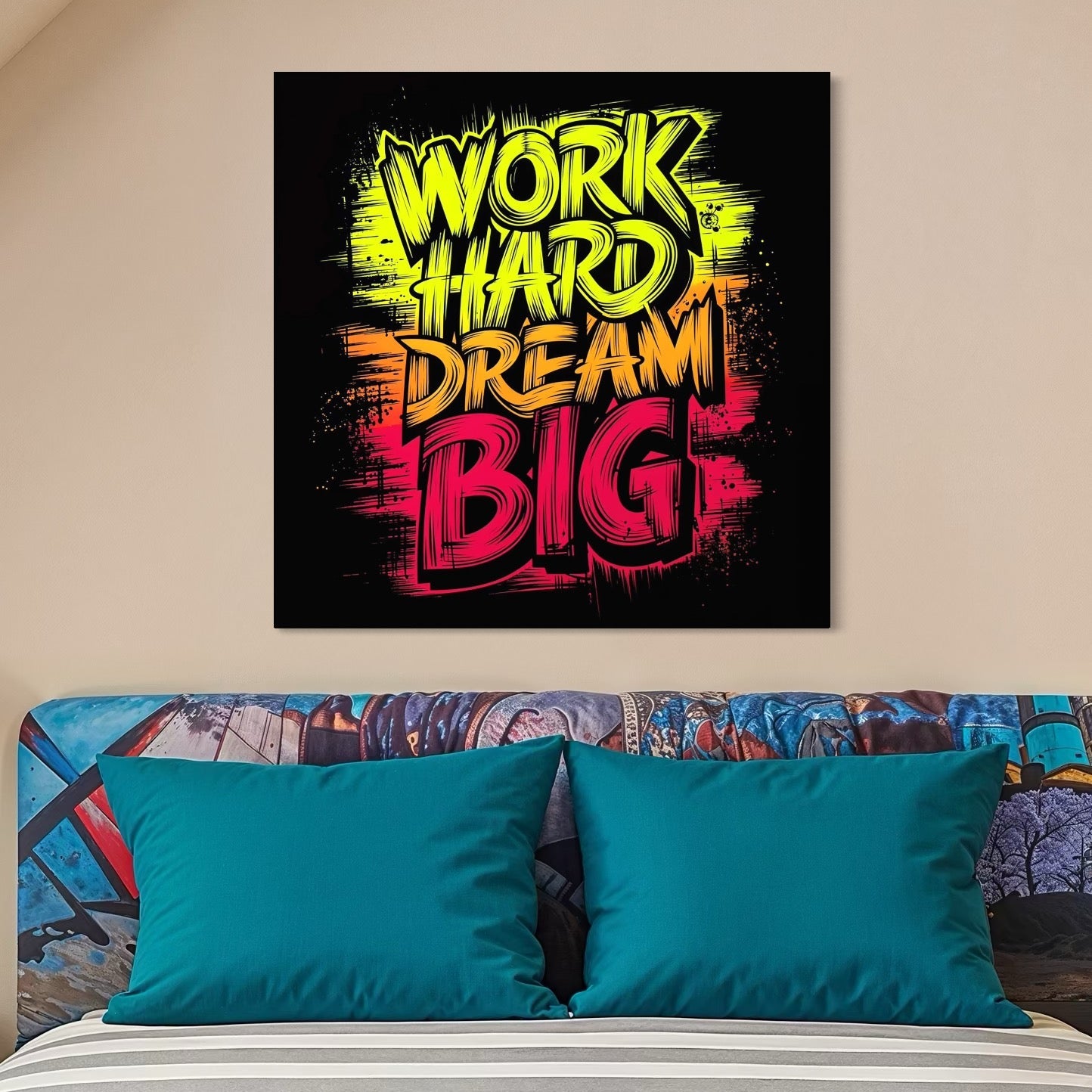 Tablou Canvas Premium, LuxCanva® Q1014, Drumul Ambitiei, Munca, Vis, Disciplina, Progres, Inspirational, Cariera, Business, Birou, Dormitor