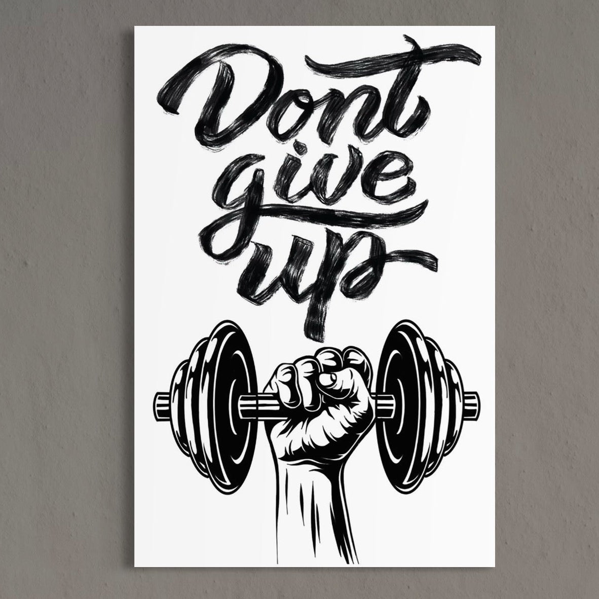 Tablou Canvas Premium, LuxCanva® Q1016, Vointa de Fier, Fitness, Gym, Sala, Disciplina, Forta, Performanta, Ambitie, Inspirational, Birou, Dormitor