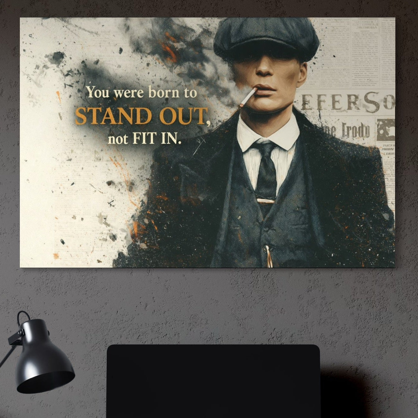 Tablou Canvas Premium, LuxCanva® Q1033, Dincolo de Reguli, Lider, Profesionist, Business, Independenta, Motivatie, Ambitie, Viziune, Birou, Dormitor