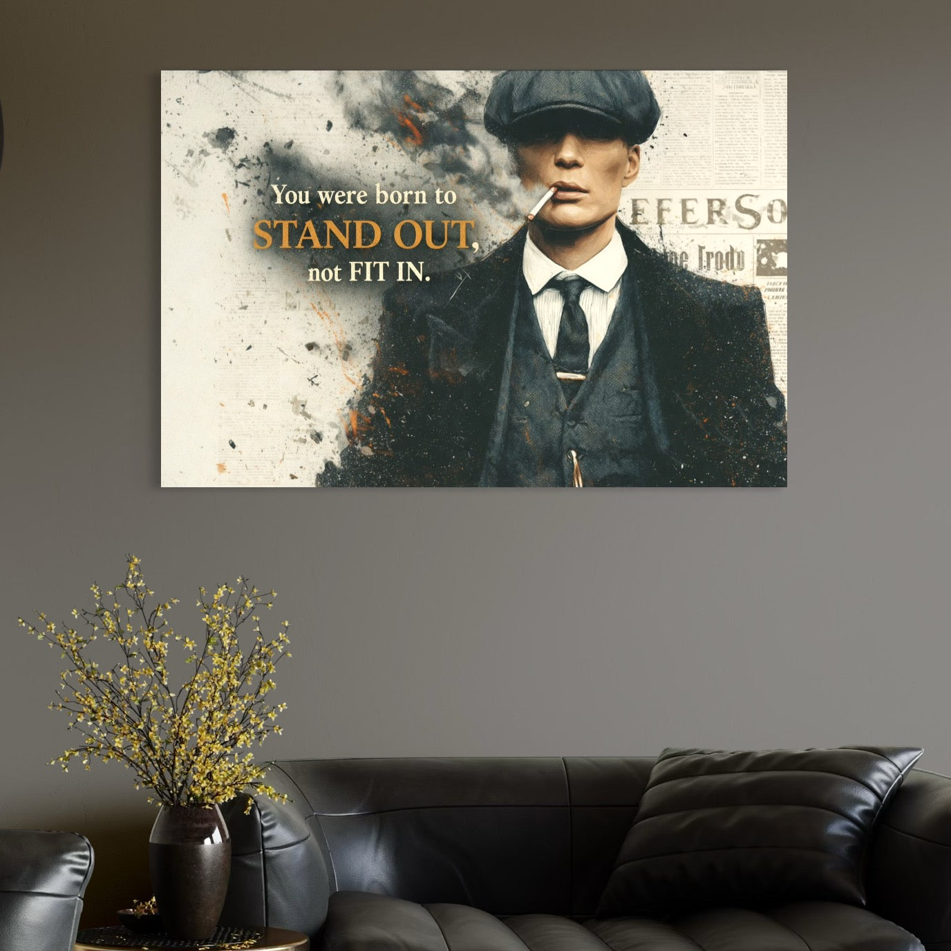 Tablou Canvas Premium, LuxCanva® Q1033, Dincolo de Reguli, Lider, Profesionist, Business, Independenta, Motivatie, Ambitie, Viziune, Birou, Dormitor