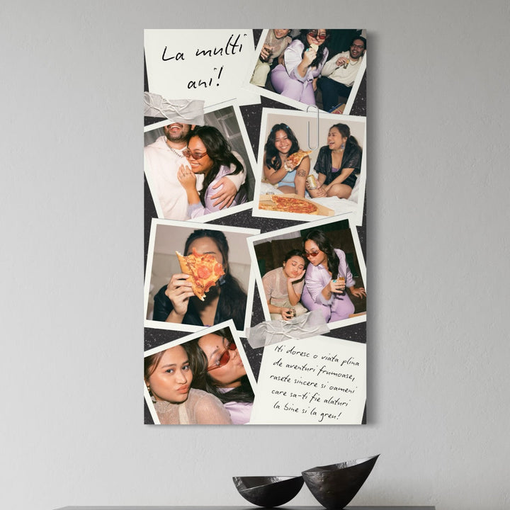 Tablou canvas cu tablou canvas cu colaj foto personalizat