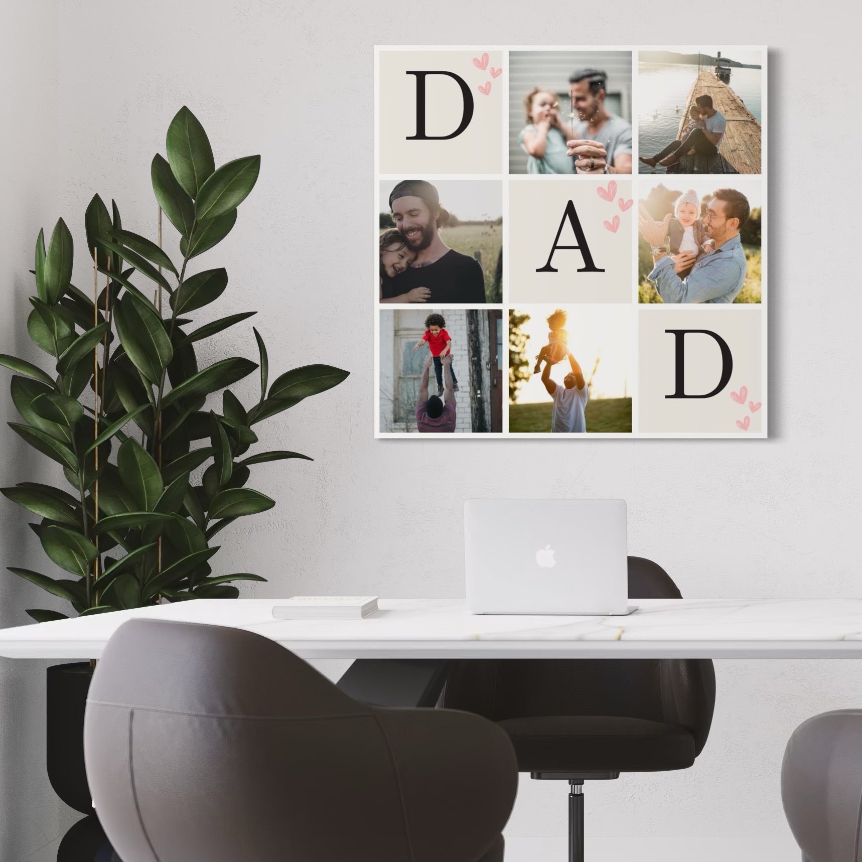 Tablou canvas decorativ cu tablou canvas personalizat cu fotografii de familie