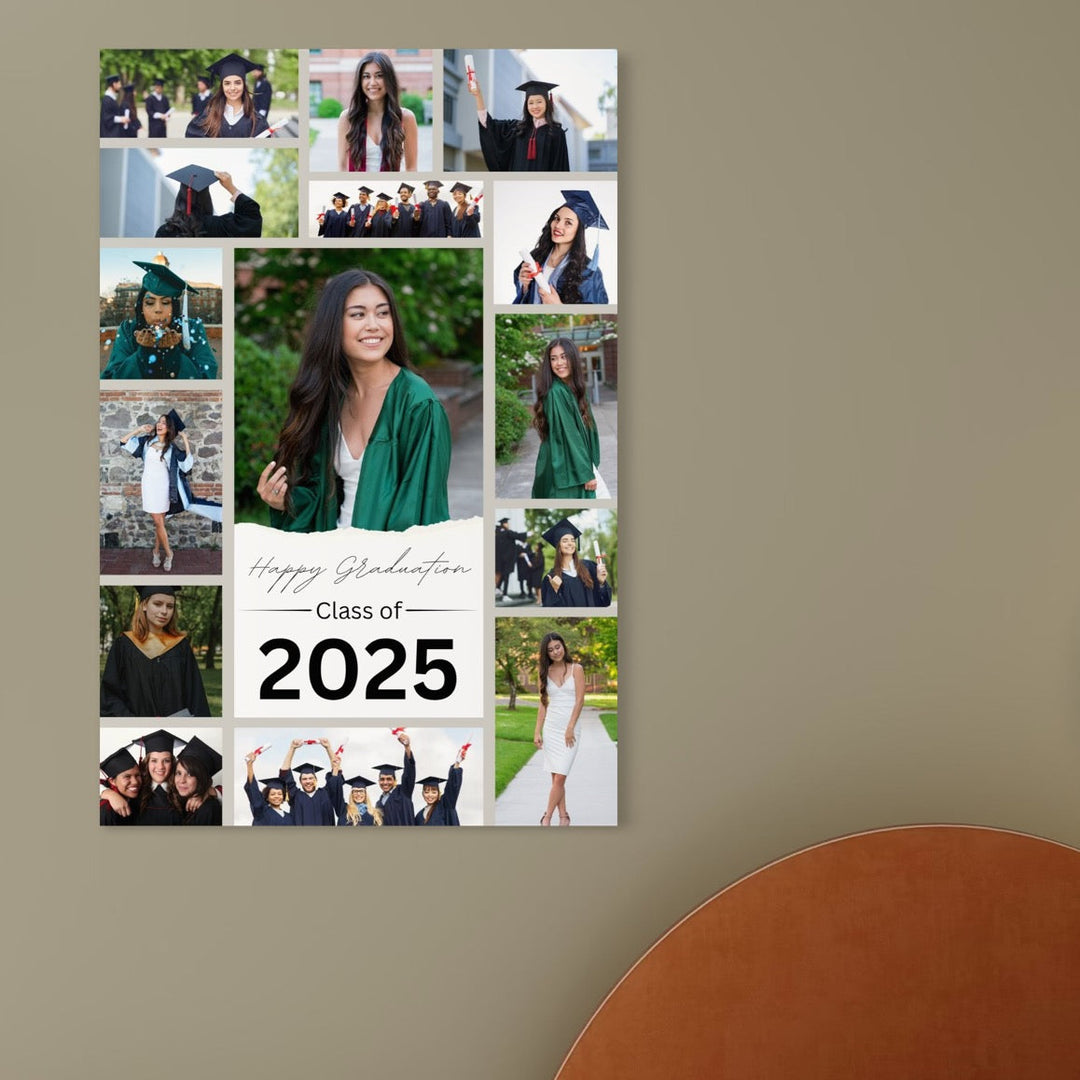 Tablou canvas cu colaj foto absolvire