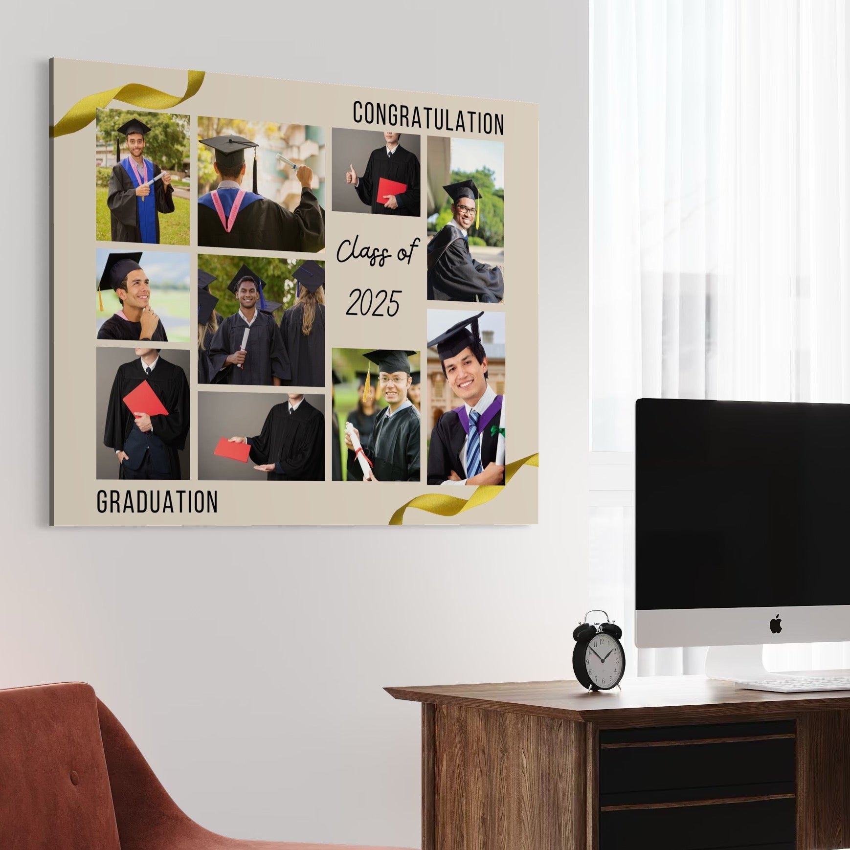 Tablou Canvas Personalizat cu 10 Poze Pentru Absolvire "Graduation", PS186