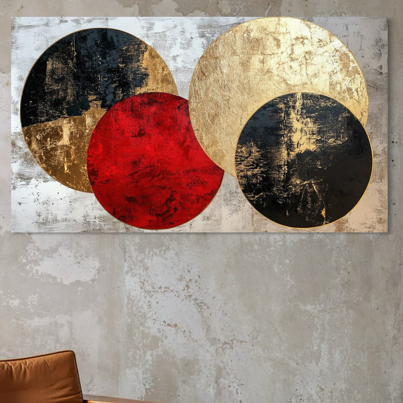 Tablou Canvas Premium, LuxCanva® C1308, Inceput Fara Sfarsit, Geometrie, Culori, Abstract, Auriu, Cosmos, Forma, Rugaciune, Ritual, Tensiune, Suprapuneri, Forma, Stare, Birou, Living, Dormitor