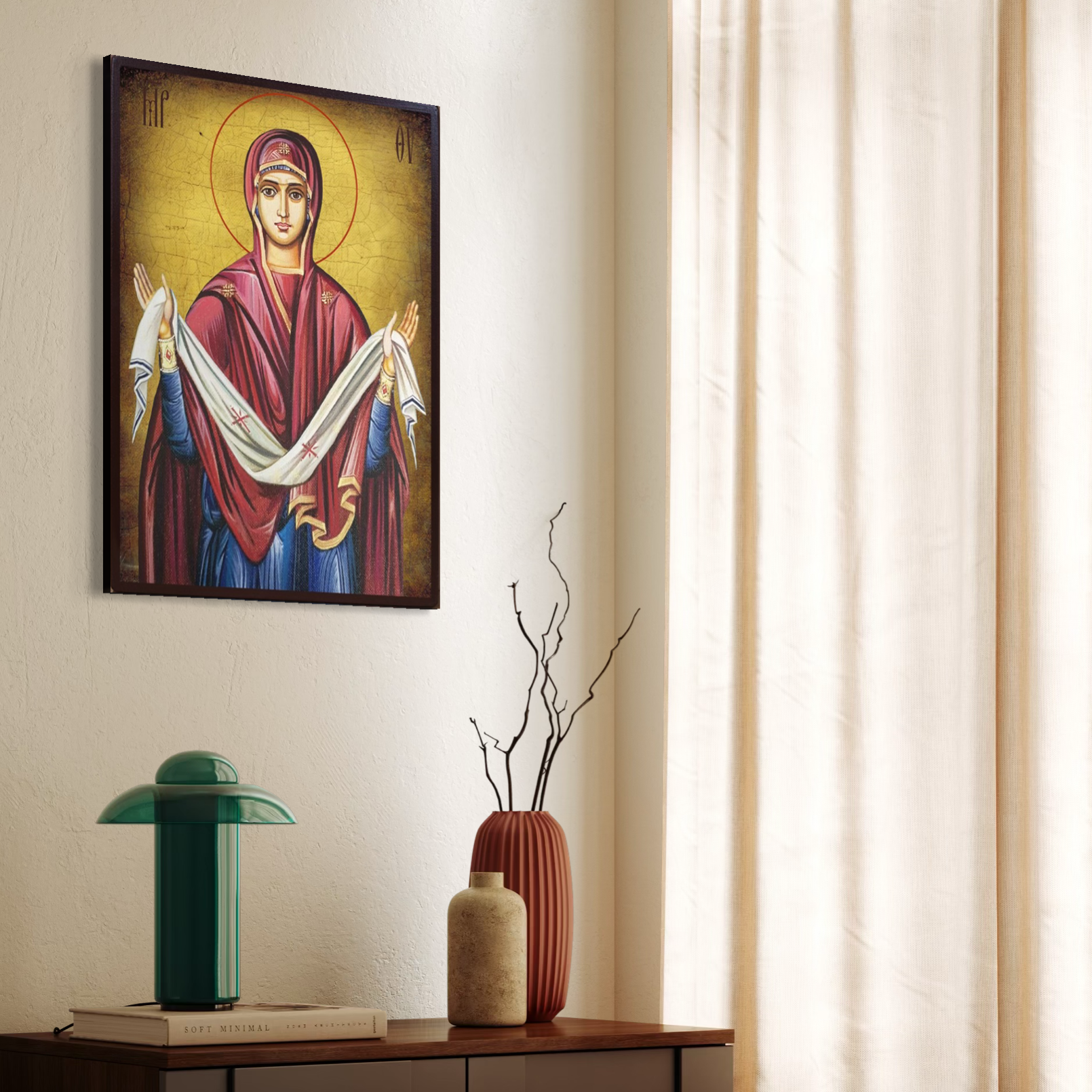 Tablou canvas cu tablou canvas cu icoana maicii domnului