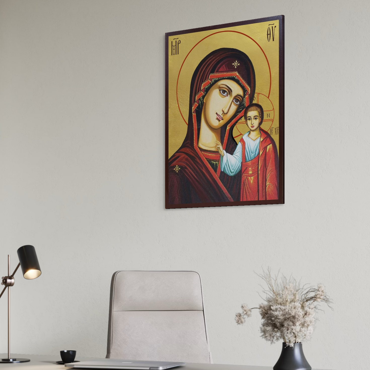 Tablou canvas cu tablou canvas icoana maicii domnului