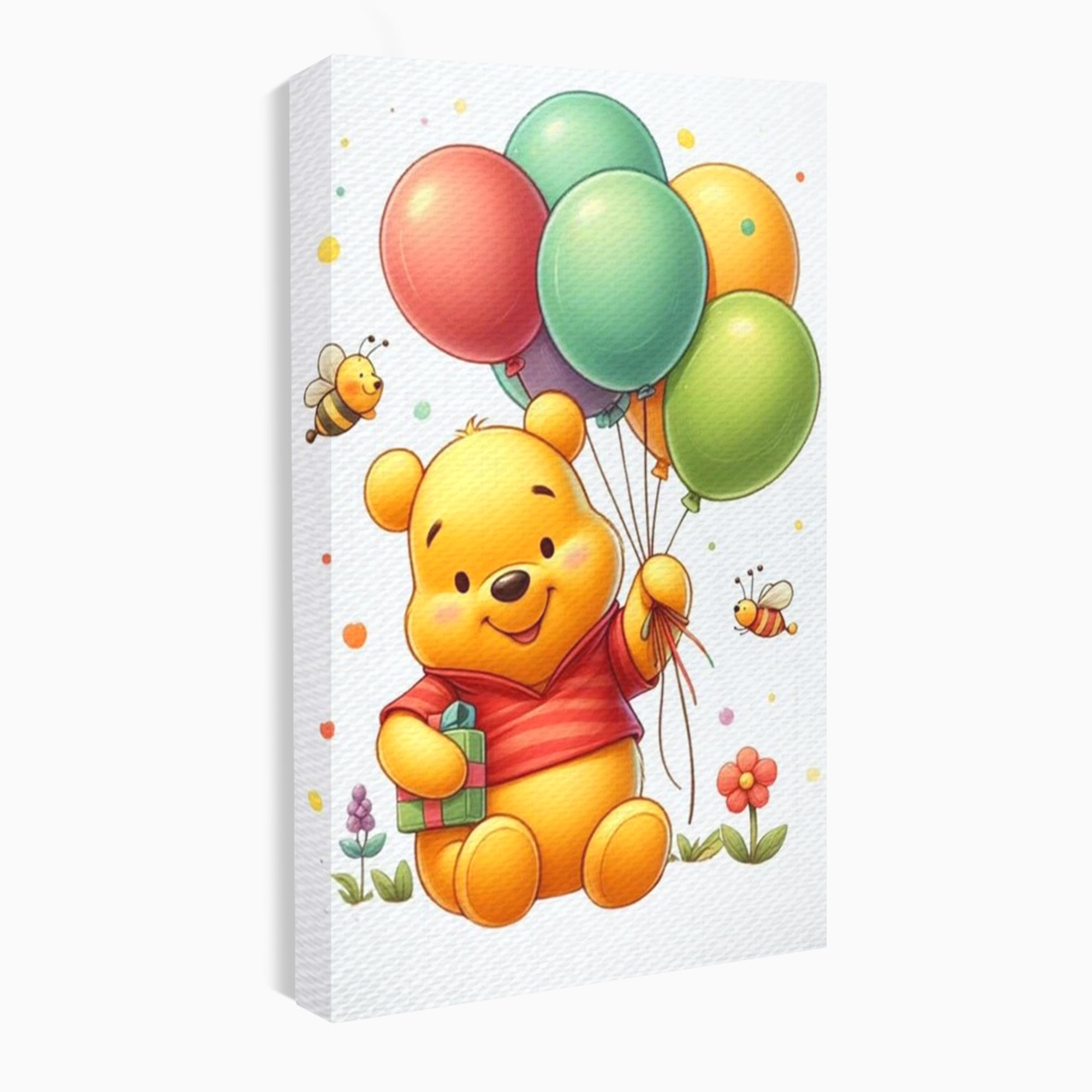 Tablou canvas cu tablou canvas cu winnie the pooh, fara rama, pe sasiu de lemn