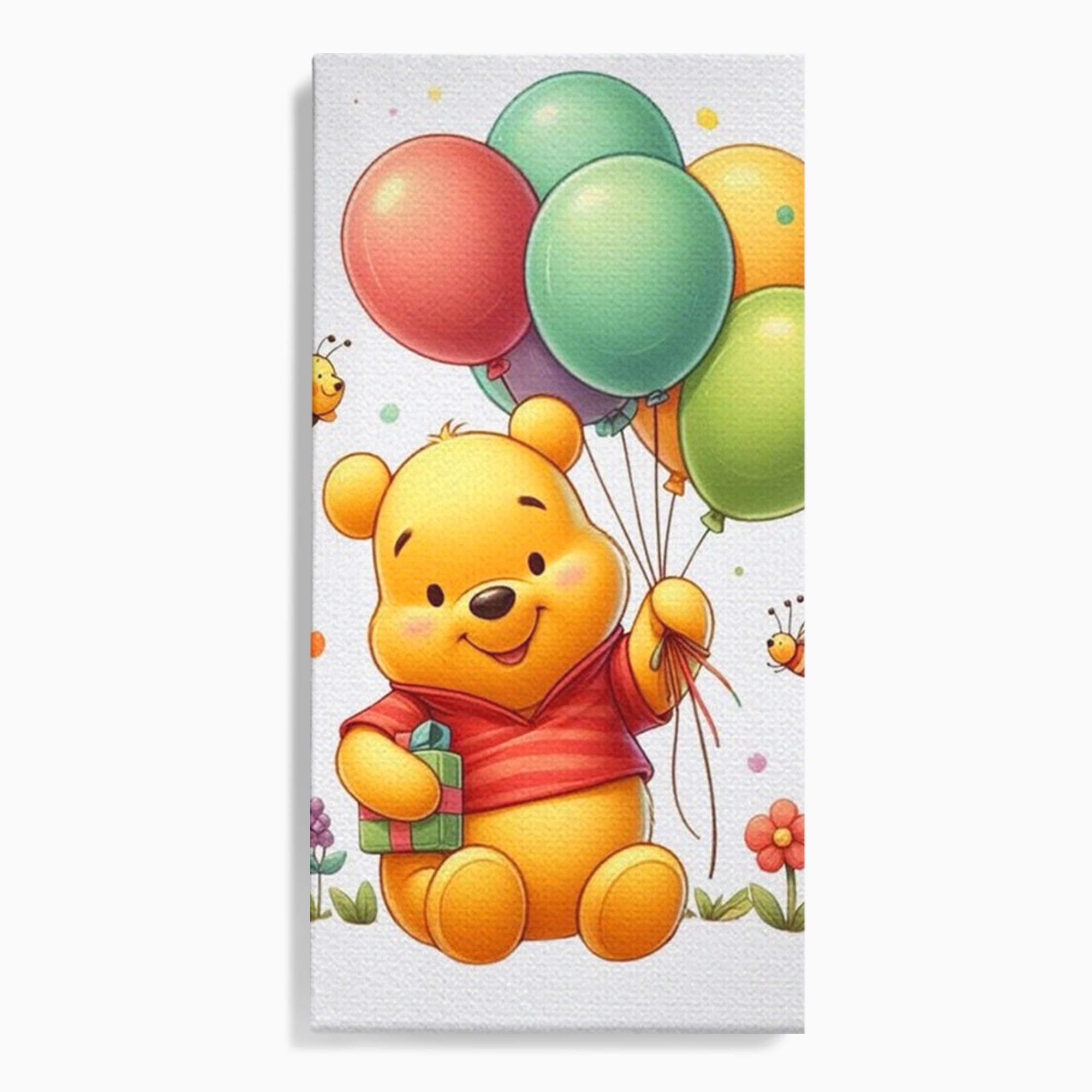 Tablou canvas cu tablou canvas cu winnie the pooh, fara rama, pe sasiu de lemn