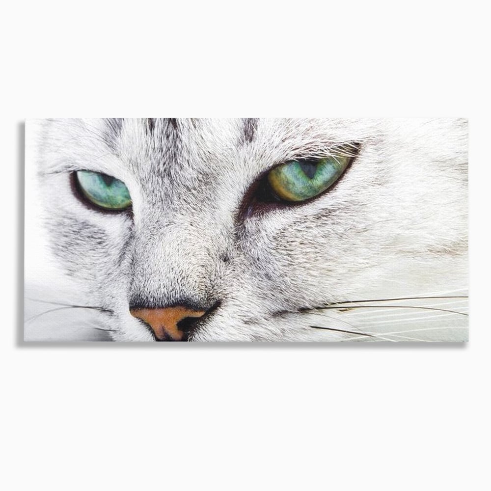 Tablou canvas cu tablou canvas cu ochi de pisica, fara rama, pe sasiu de lemn