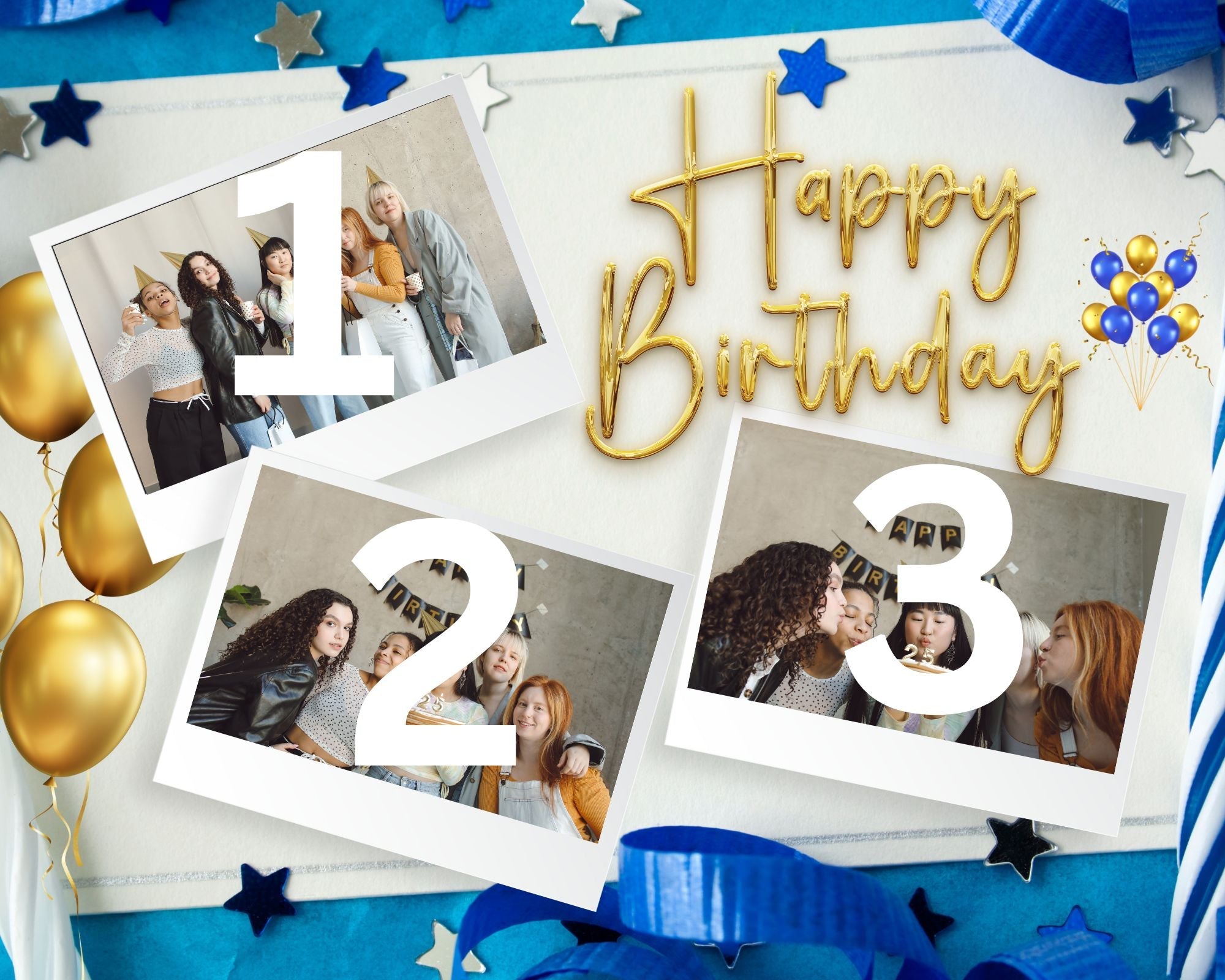 Tablou canvas personalizat cu fotografii aniversare, tablou canvas pentru perete