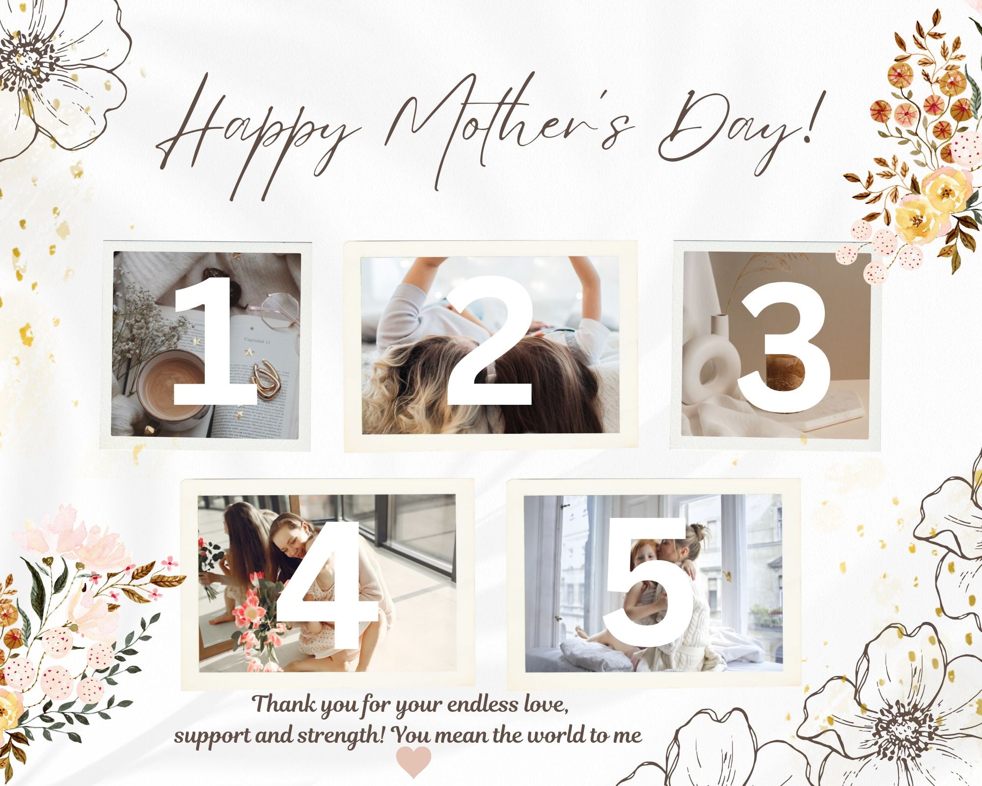 Tablou canvas personalizat cu fotografii de familie, tablou canvas pentru perete
