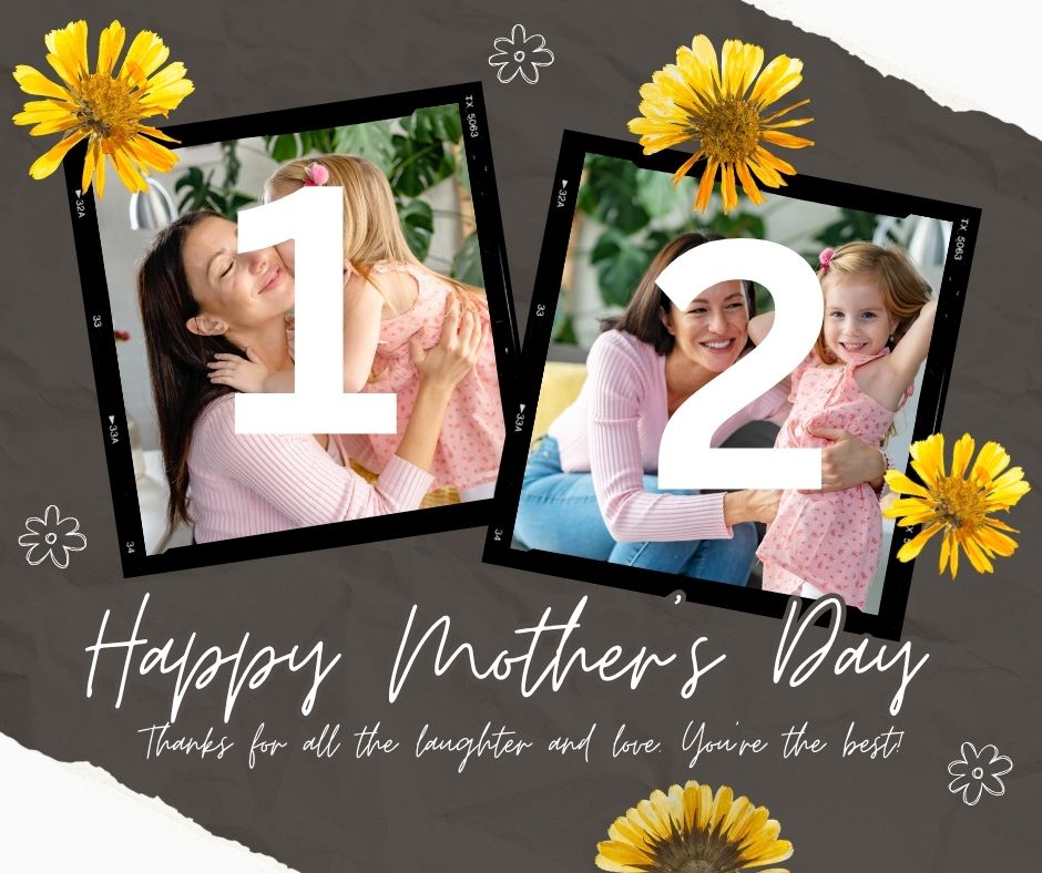 Tablou personalizat cu fotografii de familie, tablou canvas pentru perete