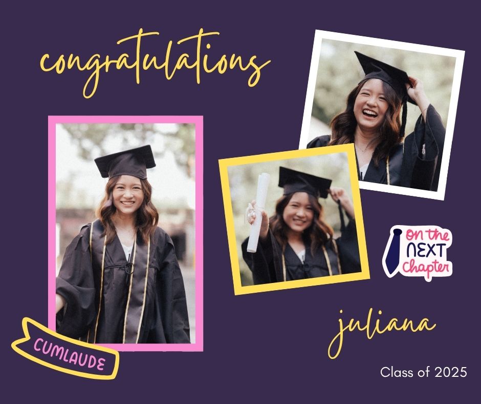 Tablou Canvas Personalizat cu 3 Poze Pentru Absolvire "Congratulation", PS182