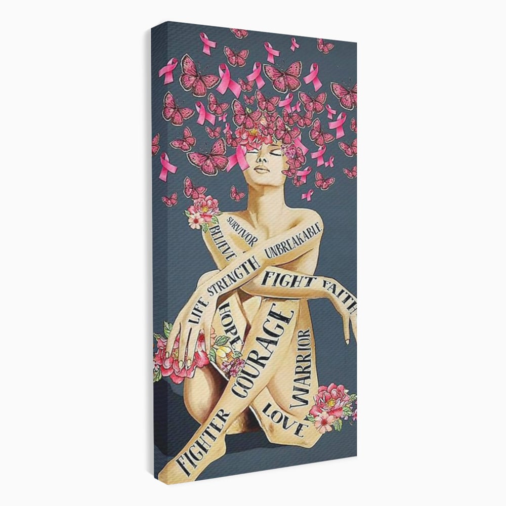 Tablou canvas cu tablou canvas cu portret de femeie si flori, fara rama, pe sasiu de lemn