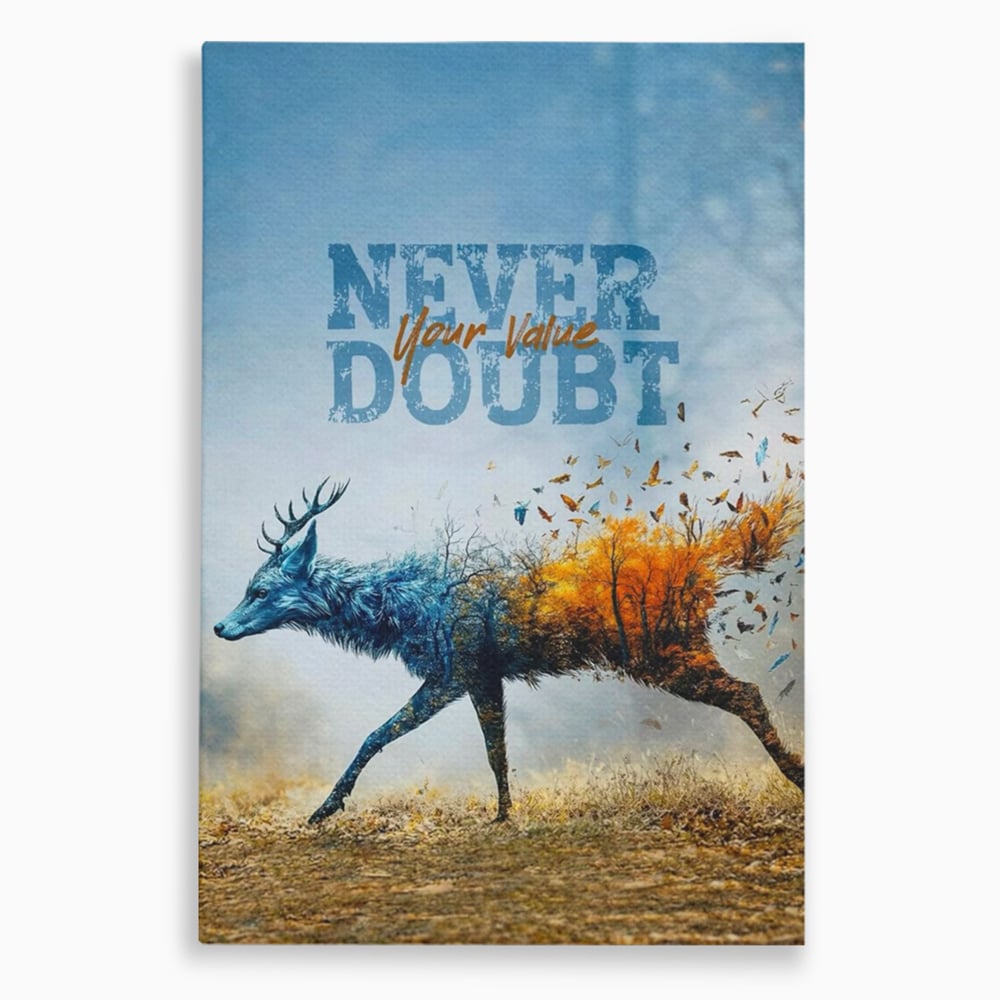 Tablou canvas cu tablou canvas cu cerb si padure, fara rama, pe sasiu de lemn