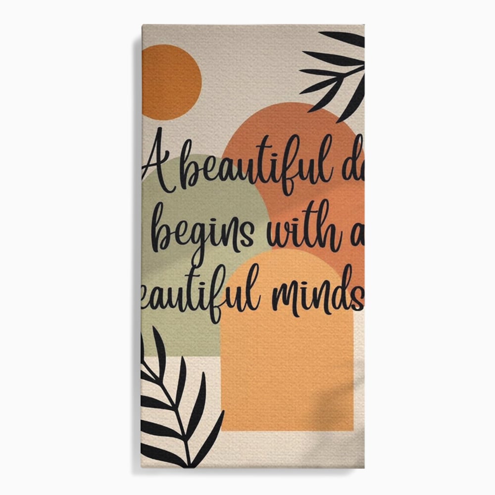 Tablou canvas cu tablou canvas cu mesaj motivational abstract, fara rama, pe sasiu de lemn