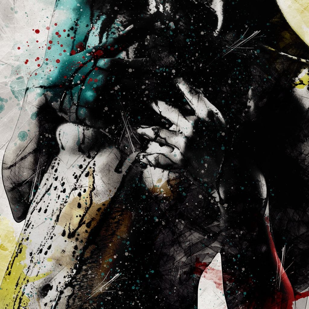 Tablou Canvas Premium LuxCanva® E1054, Fragment de Pasiune, Dorinta, Femeie, Pasiune, Haos, Trup, Living Room, Culori vibrante