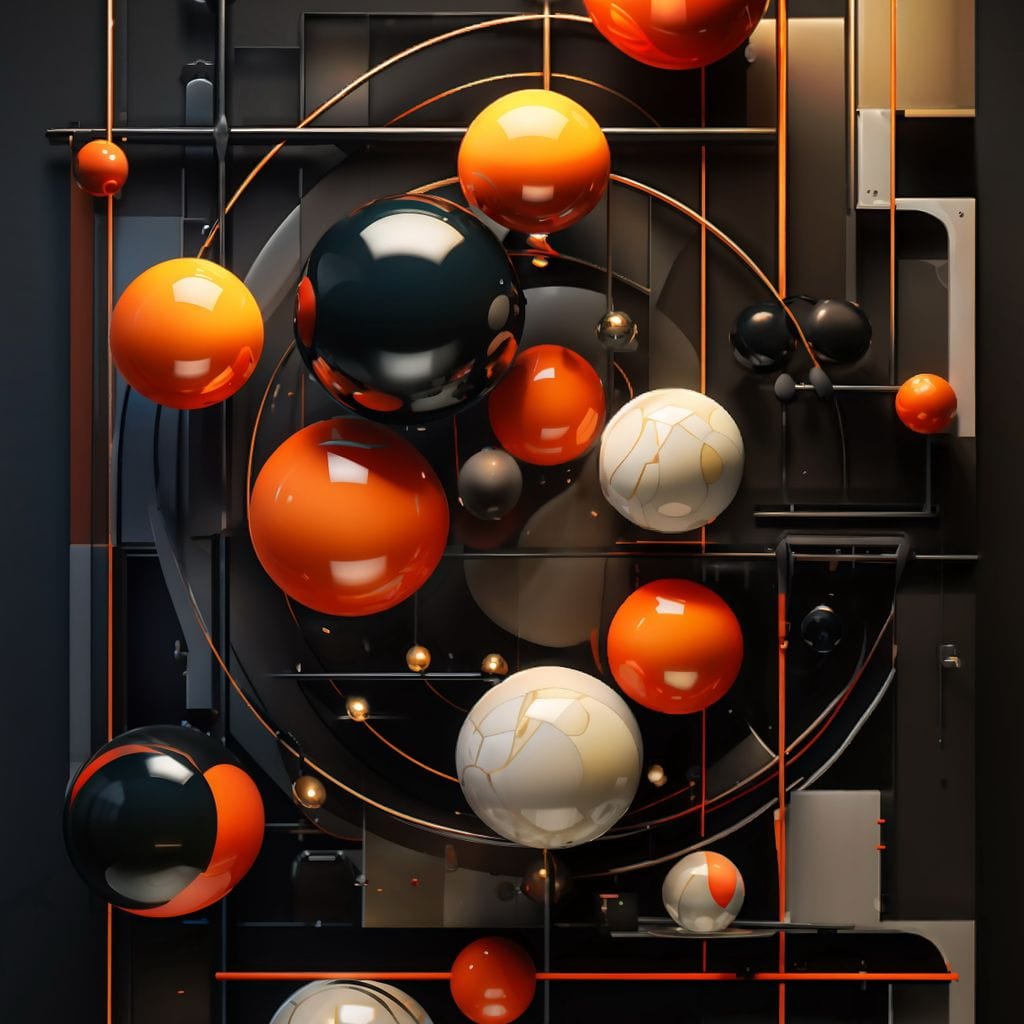 Tablou Canvas Premium, LuxCanva® J1012, Univers In Expansiune, Orbite, Echilibru, Codificat, Gravitatie, Abstract, Planete, Univers, Cosmos, Solar, Futurism, Living, Dormitor