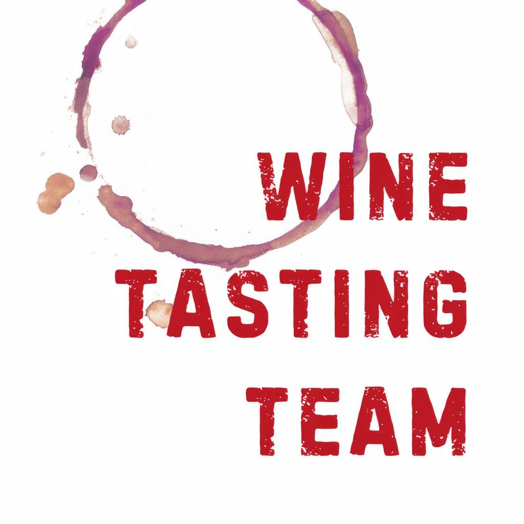 tablou canvas cu un cerc rosu, patat de vin, si un mesaj text rosu pe fundal alb