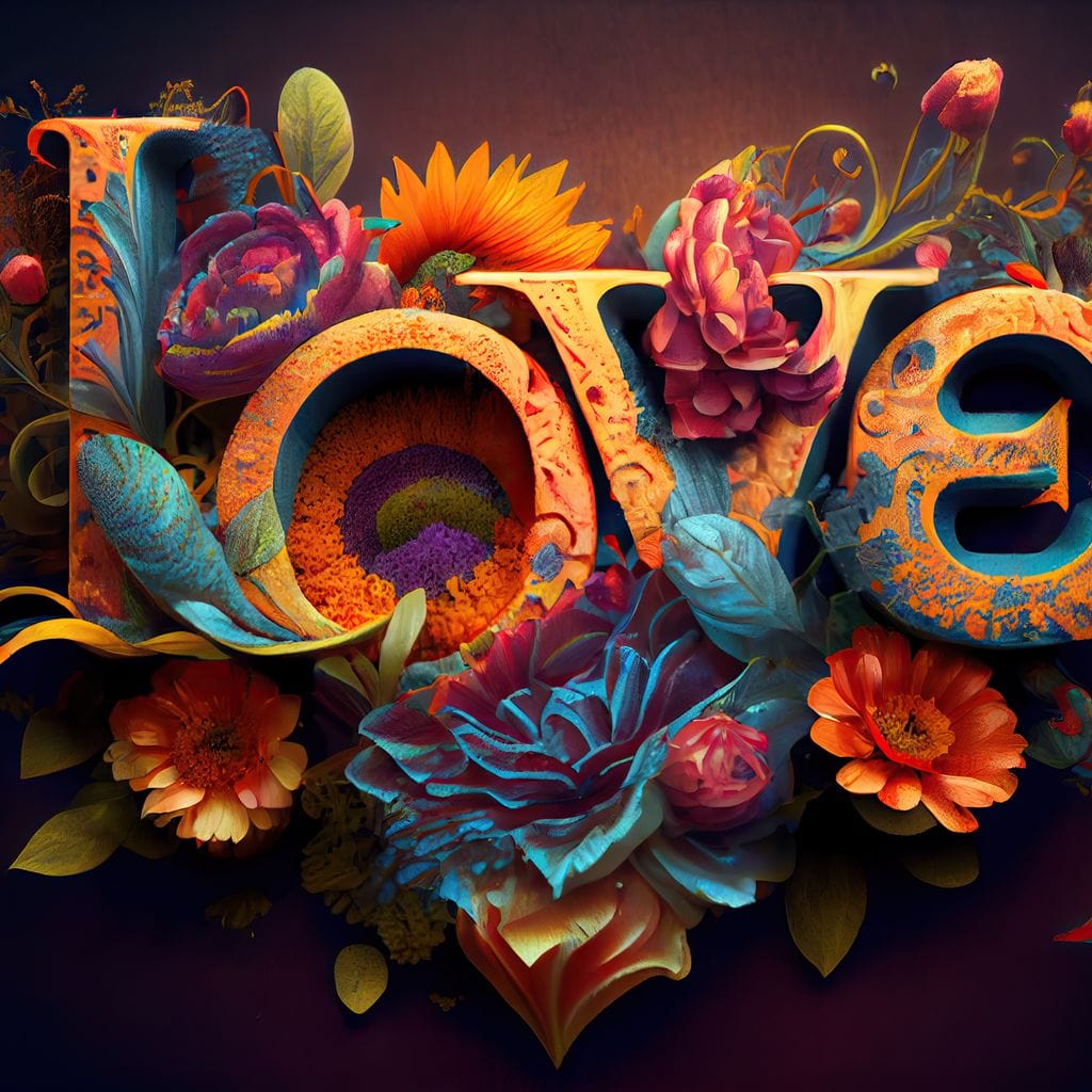 Tablou Canvas Premium LuxCanva® E1001, Flori ale Iubirii si Armoniei, Iubire, Flori, Natura, Eleganta, Living, Culori Vibrante