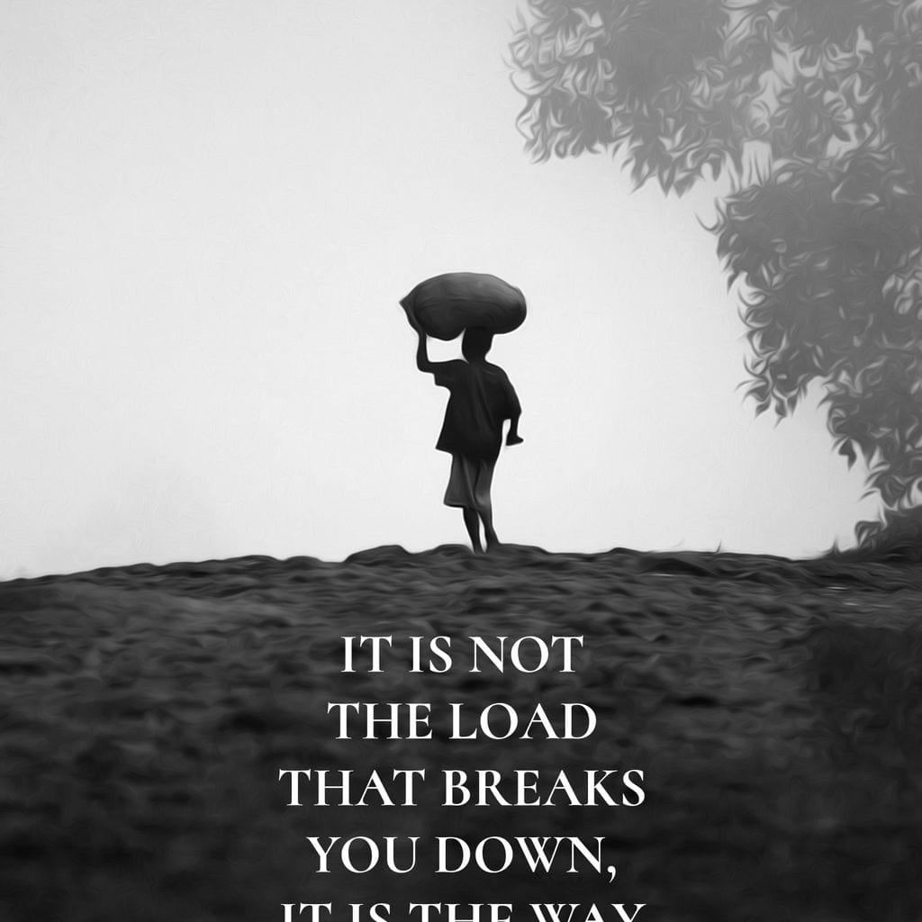 Tablou Canvas Premium LuxCanva® F1007, Puterea de a Merge Inainte , Povara, Demnitate, Echilibru, Forta, Intelepciune, Living, Birou, Culori vibrante